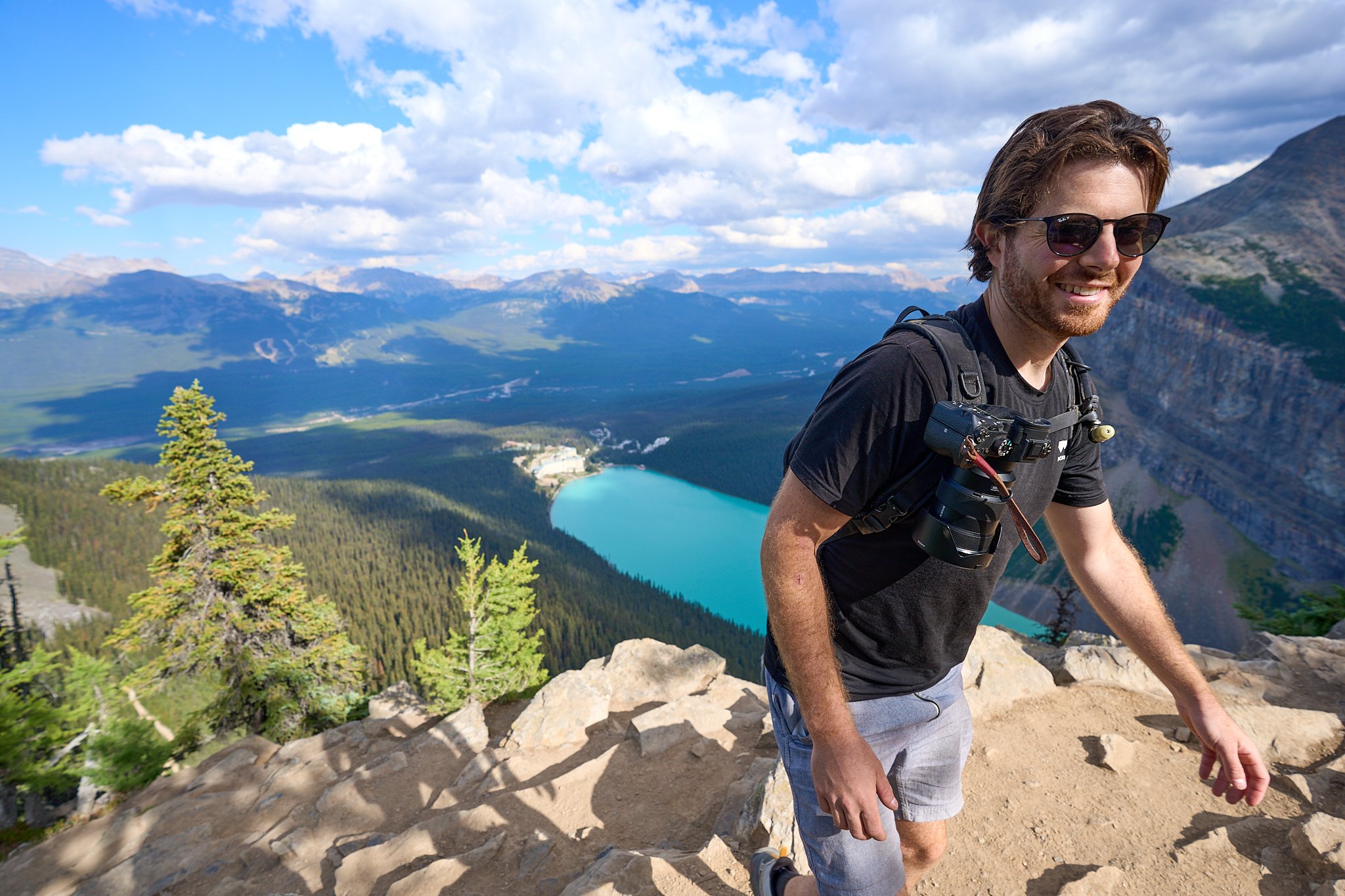 Lee above Lake Louise