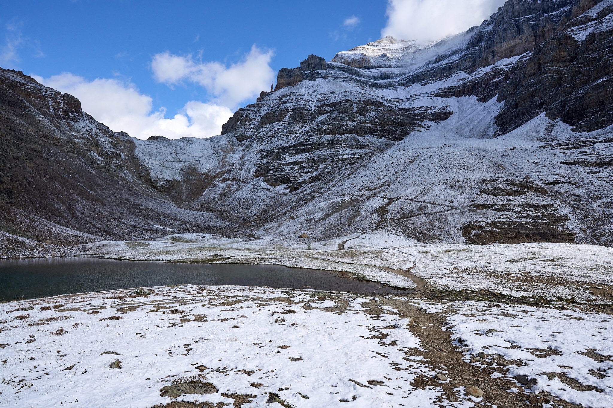 Hike to the saddle