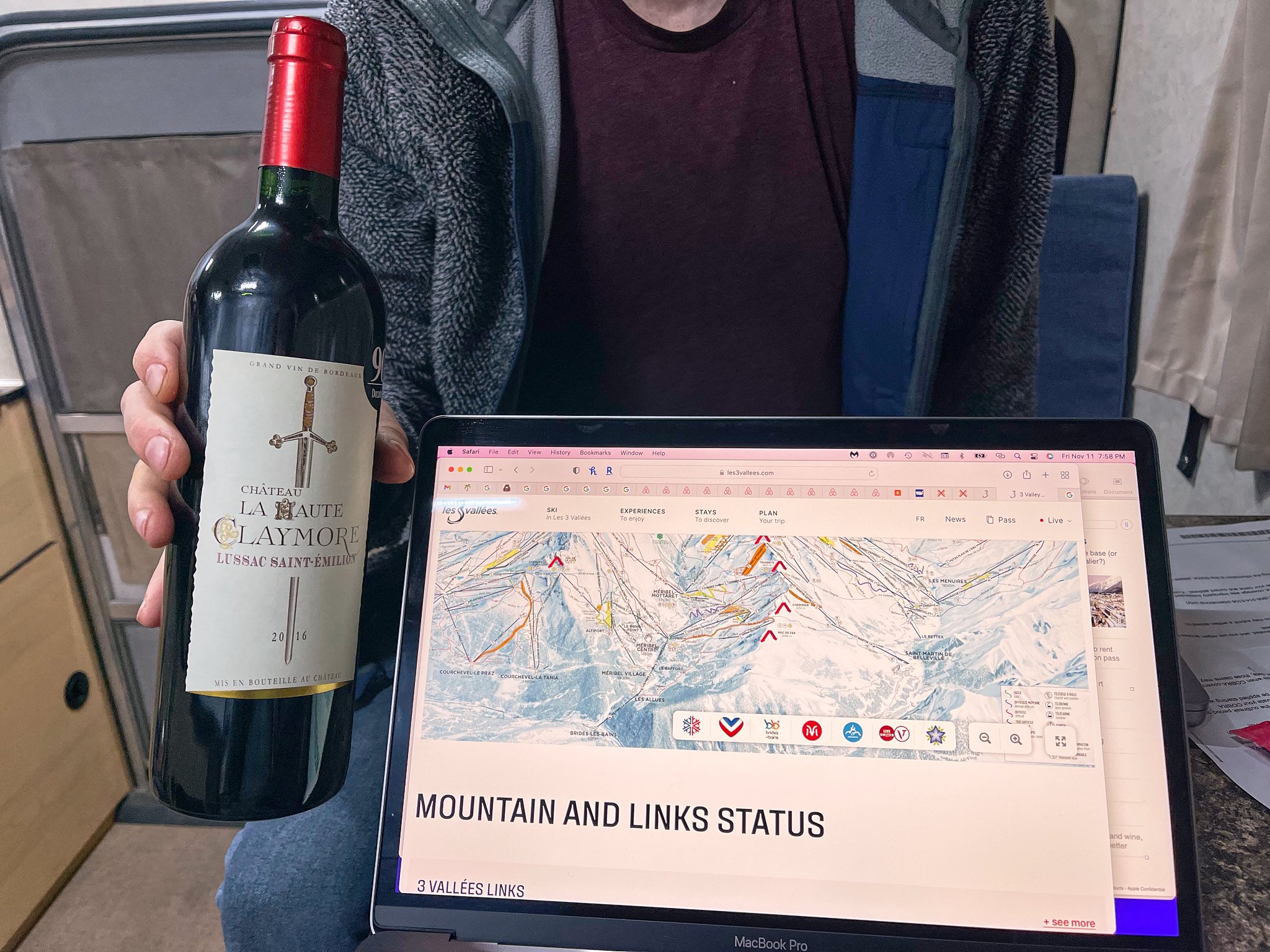 7/11 wine and trip planning