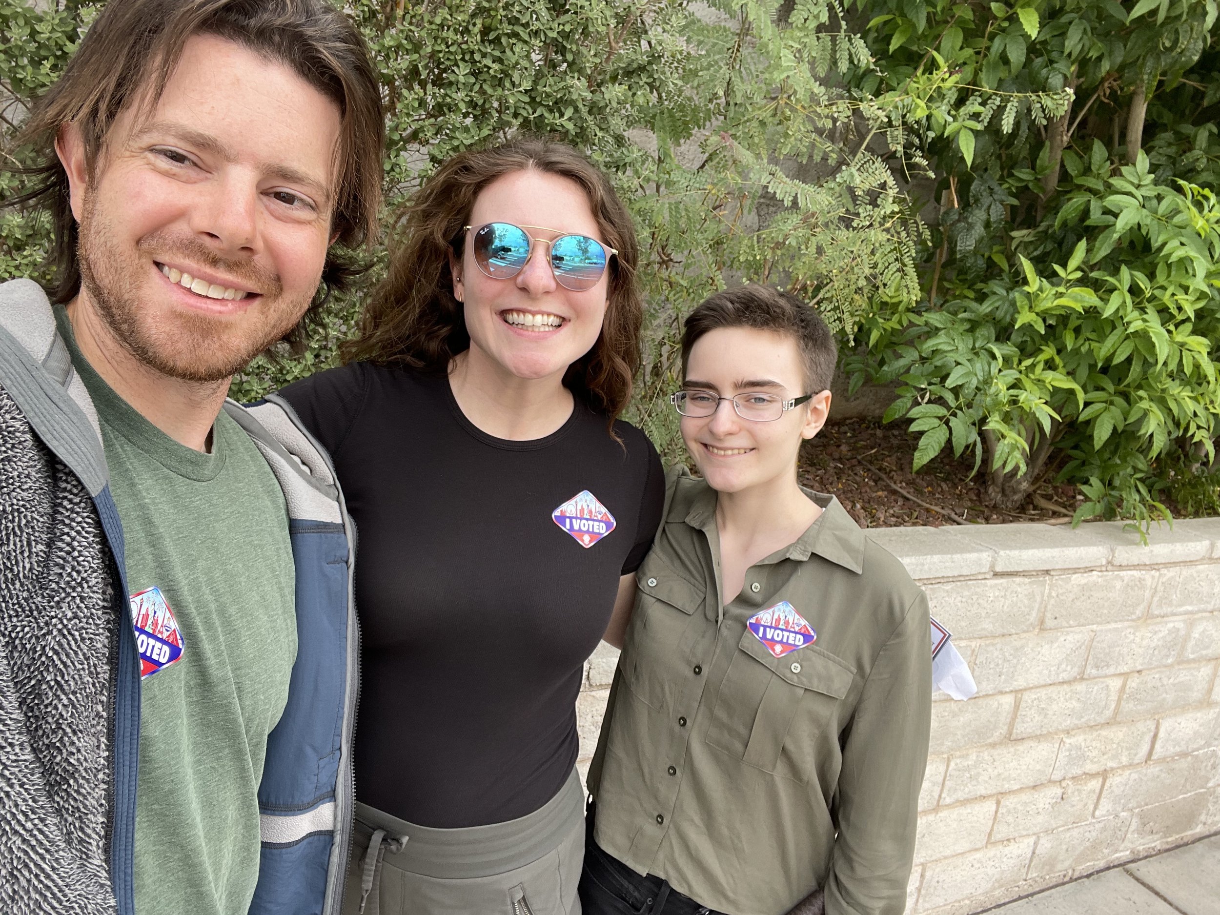 made it to NV in time to vote with Marisa!