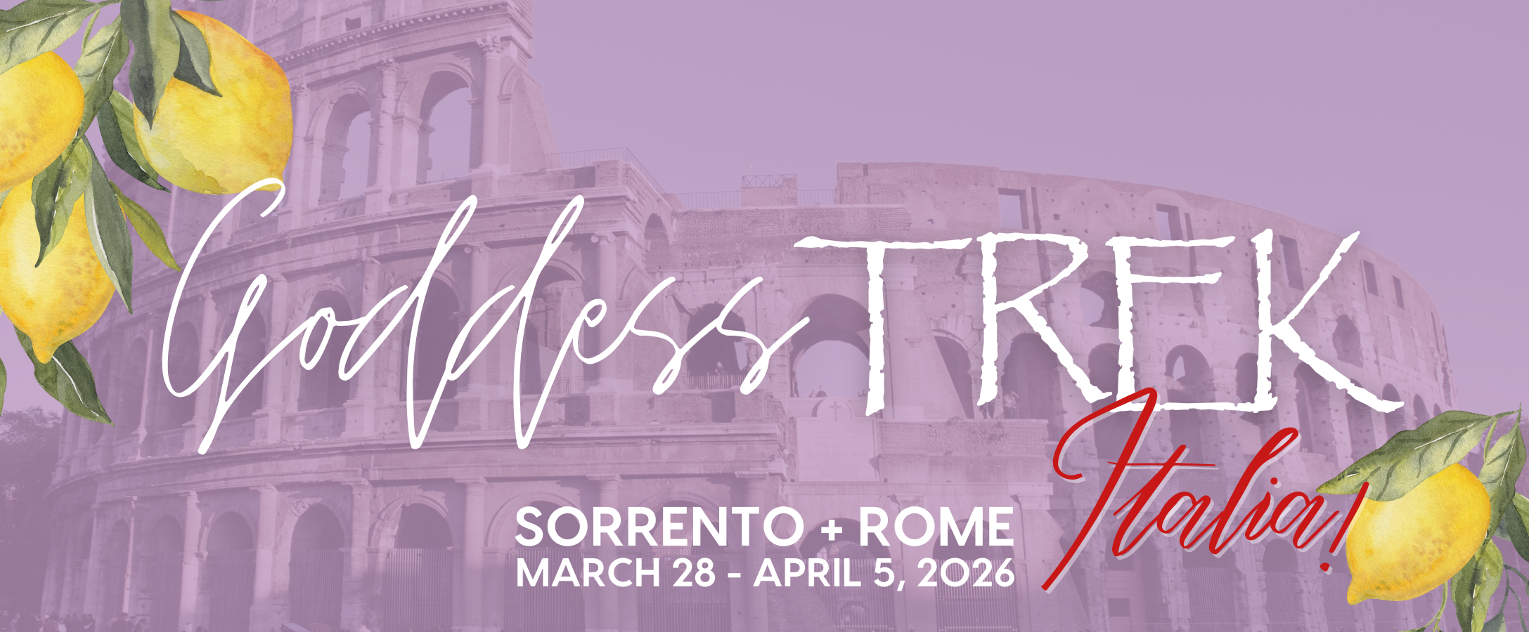 Goddess Trek Italia Banner - Roma Purple.png
