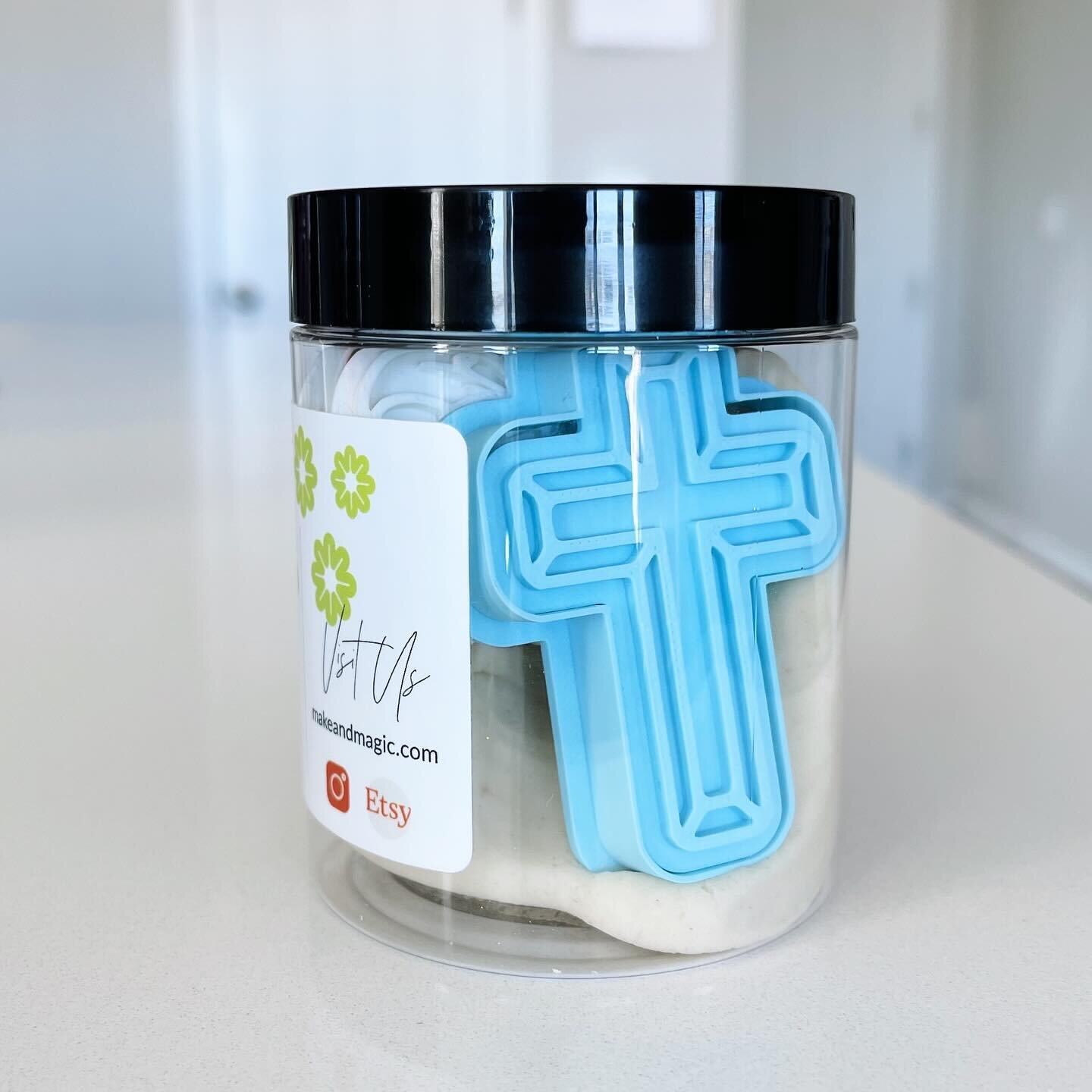 ⛪️ Jesus&rsquo; Resurrection 🤍 Celebrate Easter alongside your favorite Children&rsquo;s Bible story. // Jars available on @faire_wholesale and @etsy 

#easter #resurrection #biblestory #kidsbible #jesus #playdoh #playdoughactivities #playdoughkit #