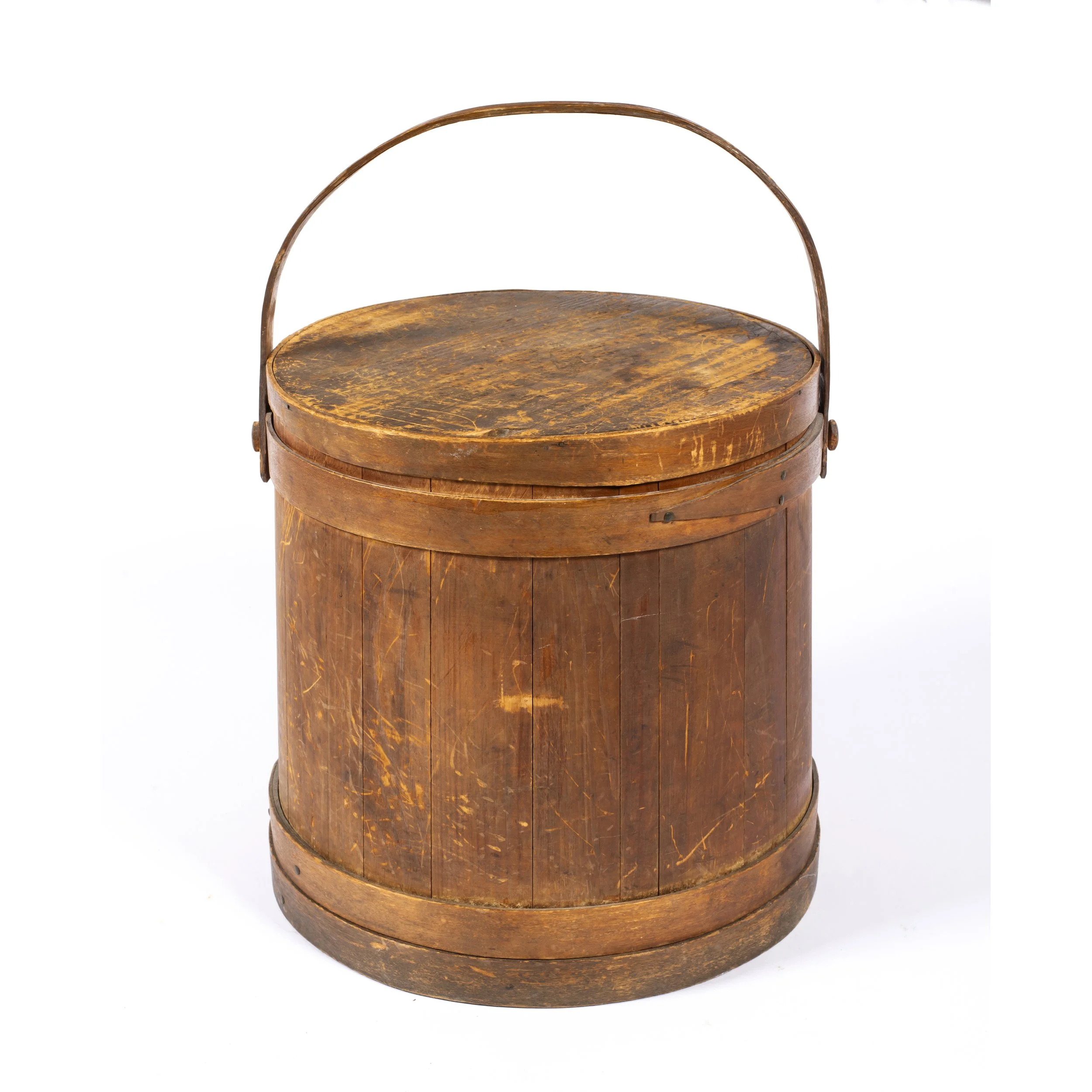 Antique 14" Firkin, C. Wilder & Son So. Hingham, Massachusetts