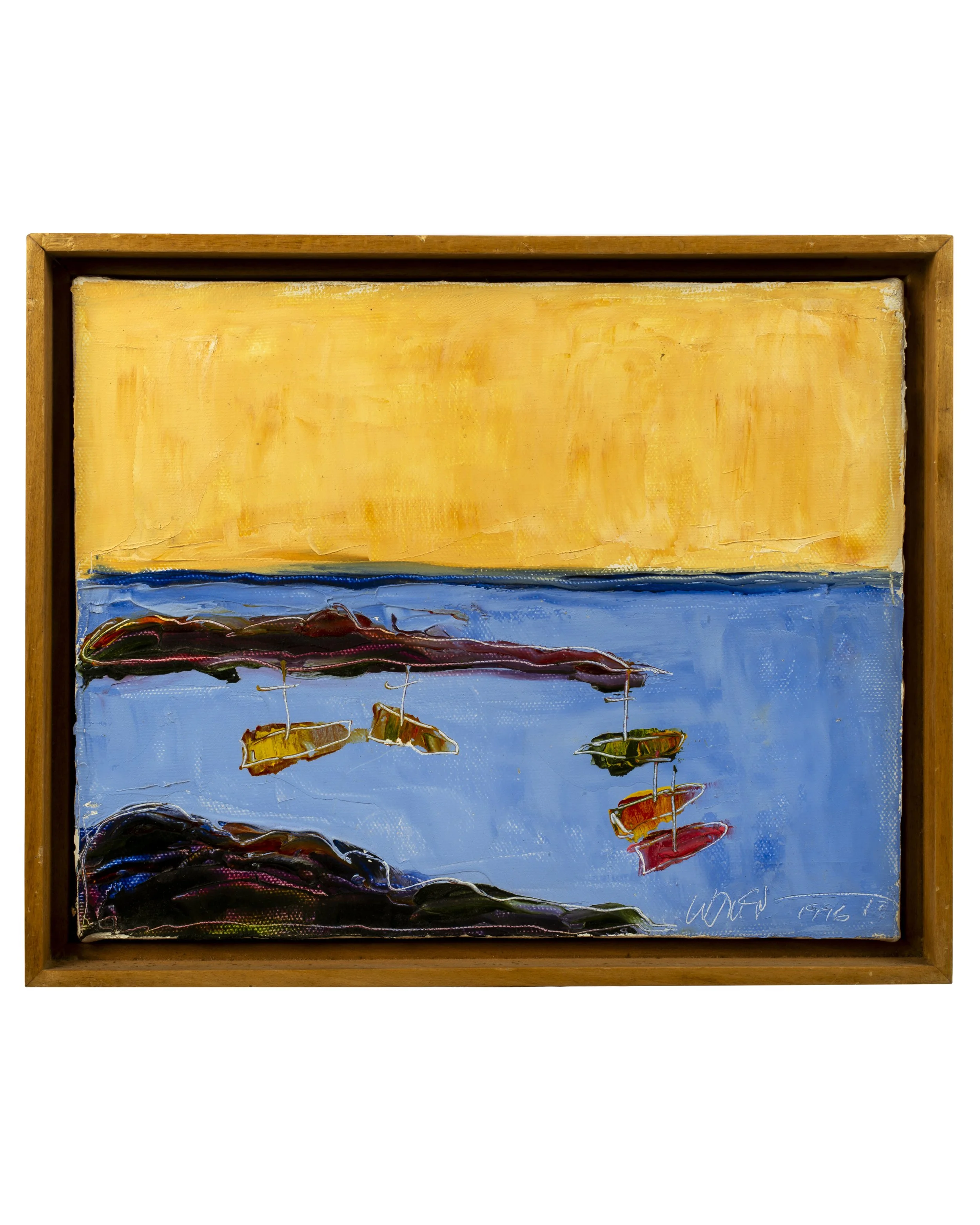 Sailboats, Sebasco, Maine. John McNally, 1996
