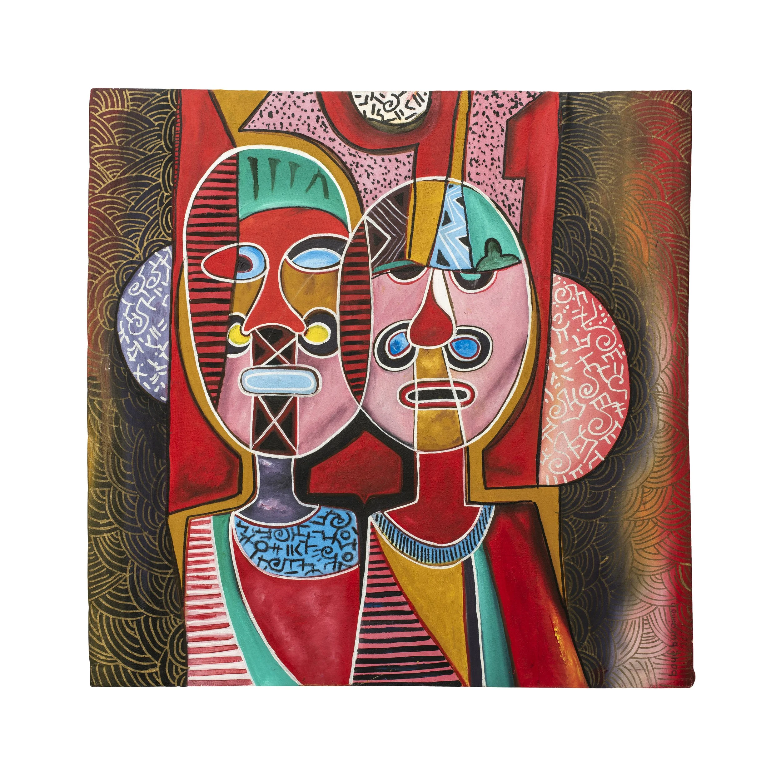 Boye Buraimoh, 'Couple, of Great Heart', 2021