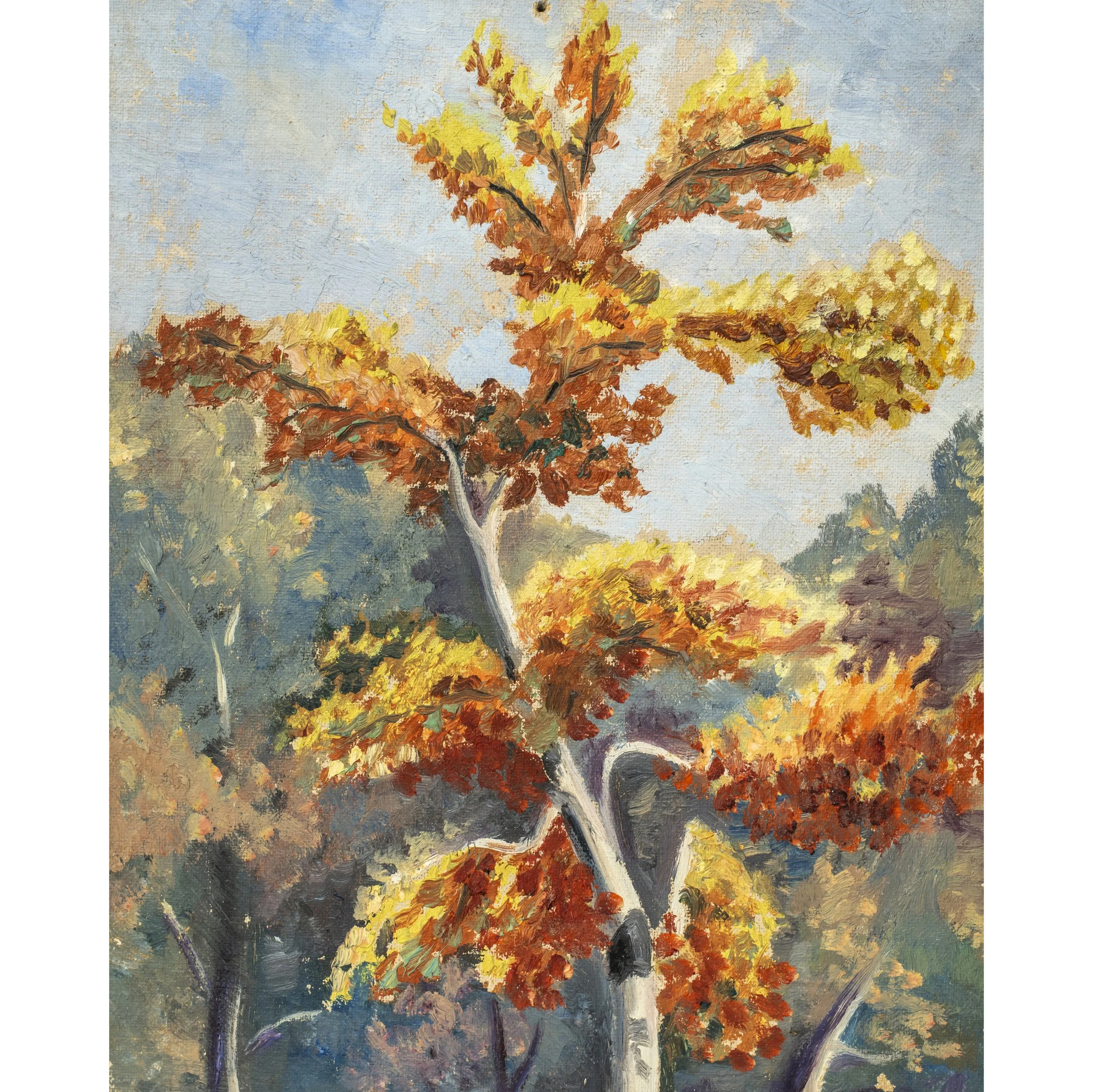 Early 20th Century New England Impressionist Study, Unsigned