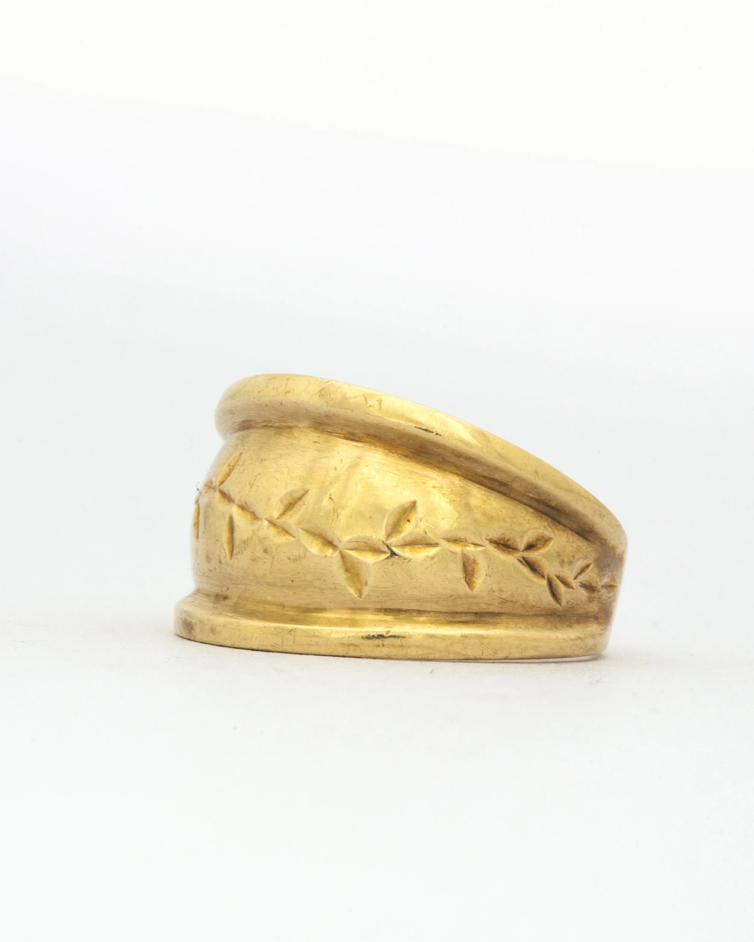 Vintage 10K Gold Wide Band
