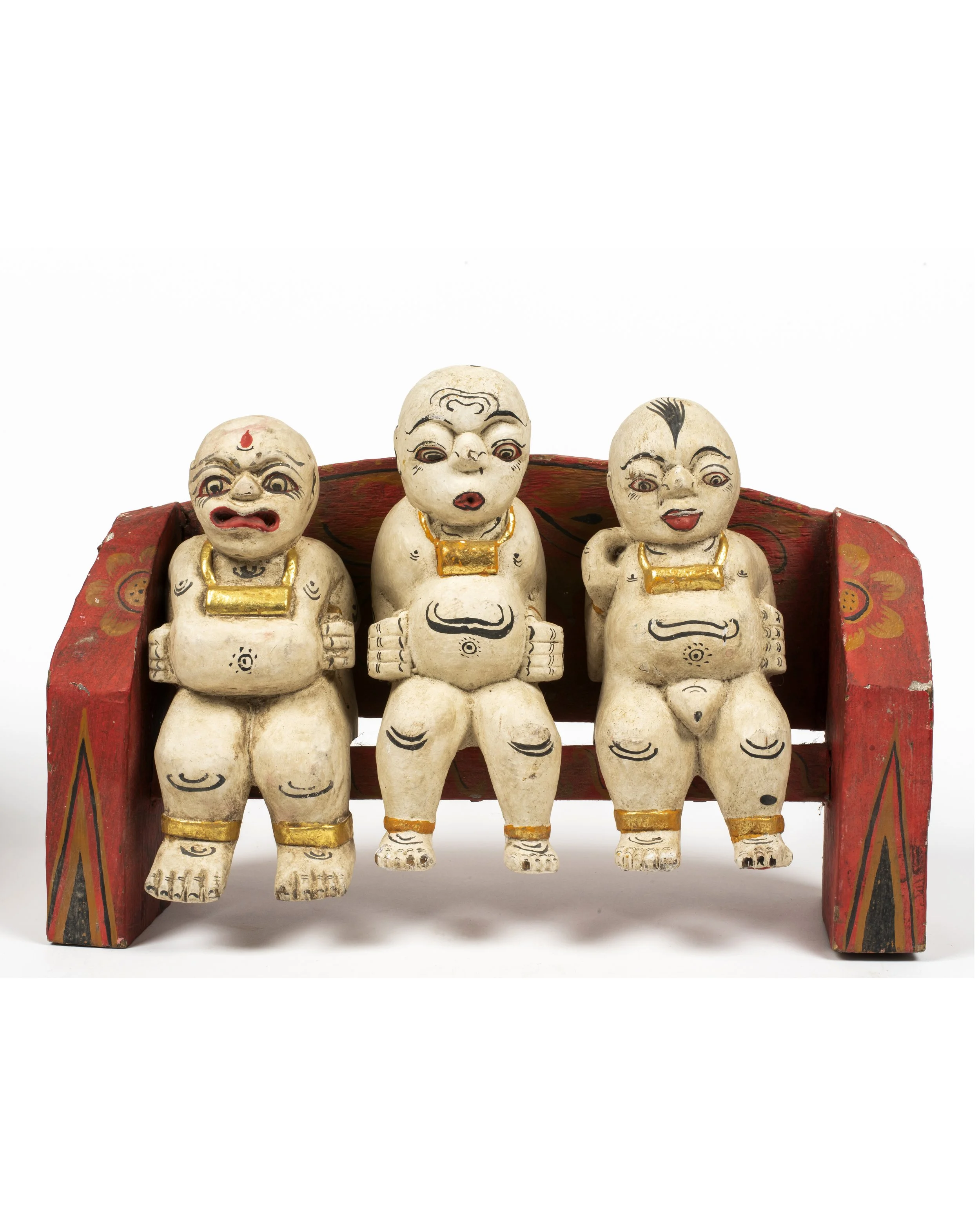 Carved Figural Assembly, Bali, Indonesia