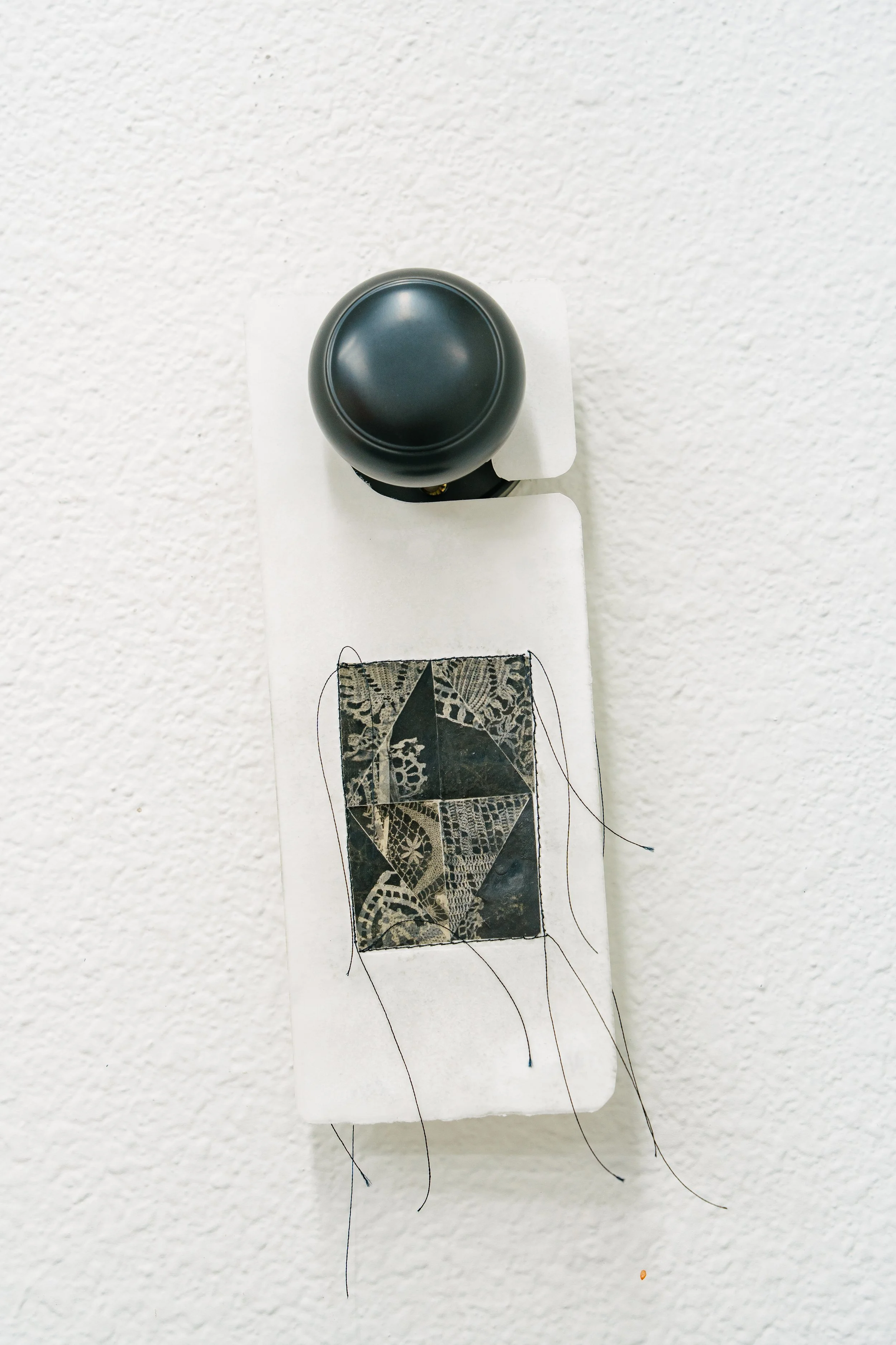 Madeline Sturm; "Diamond Door"; photograuve mounted on BFK, waxed and sewn