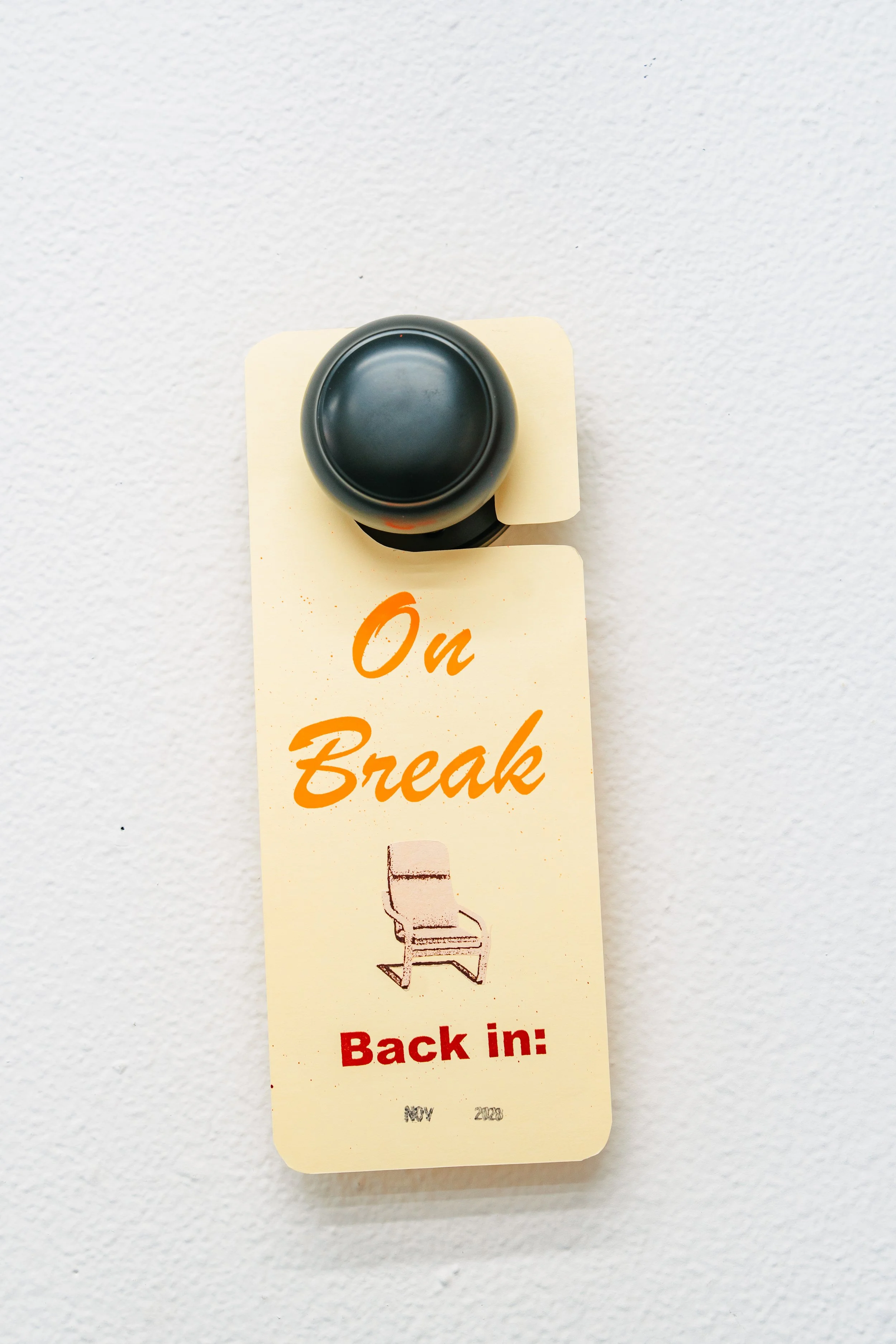Ashley Nason; "On Break"; screenprint, lithography, collage, and stamping