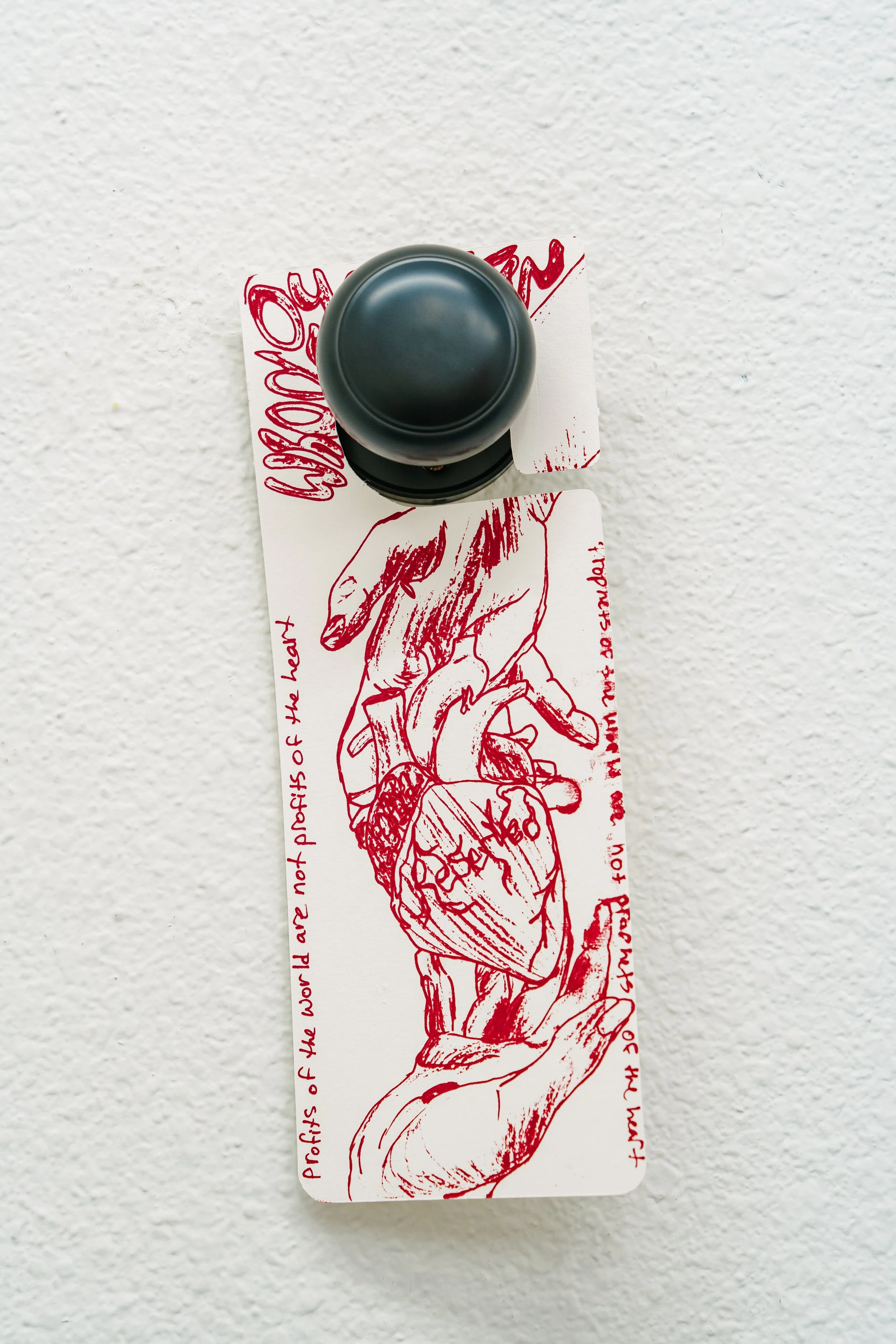 Rylee Hammond; "Proverbs 4:23"; screenprint