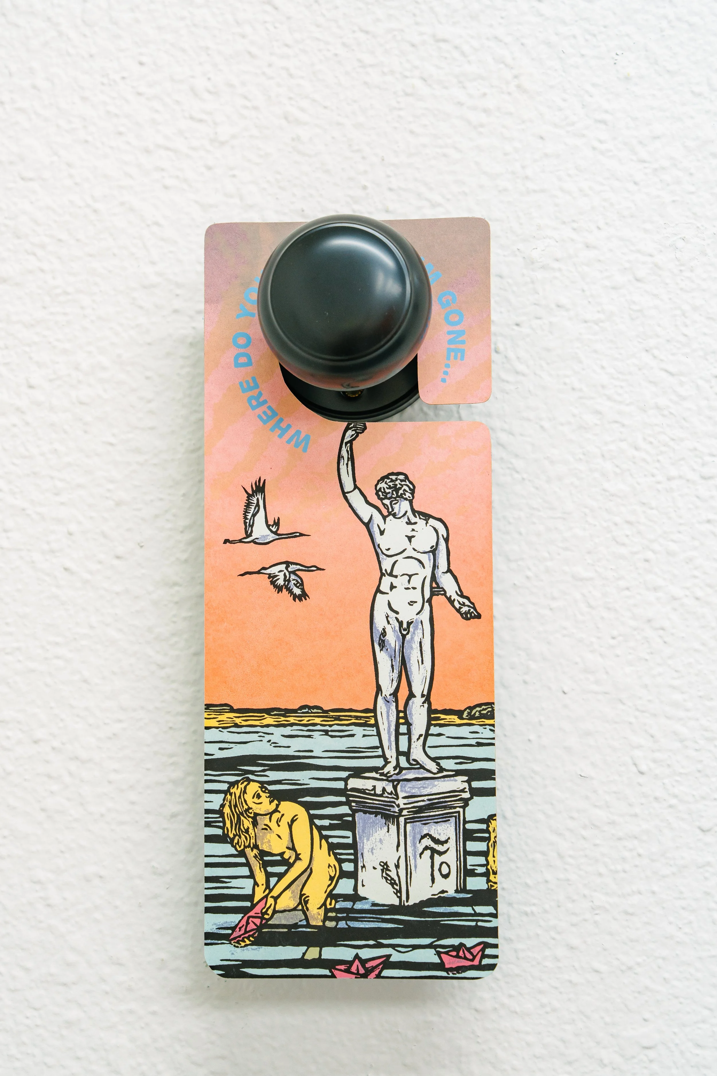 Dustin Brinkman; "Antinous"; screenprint (side 1)