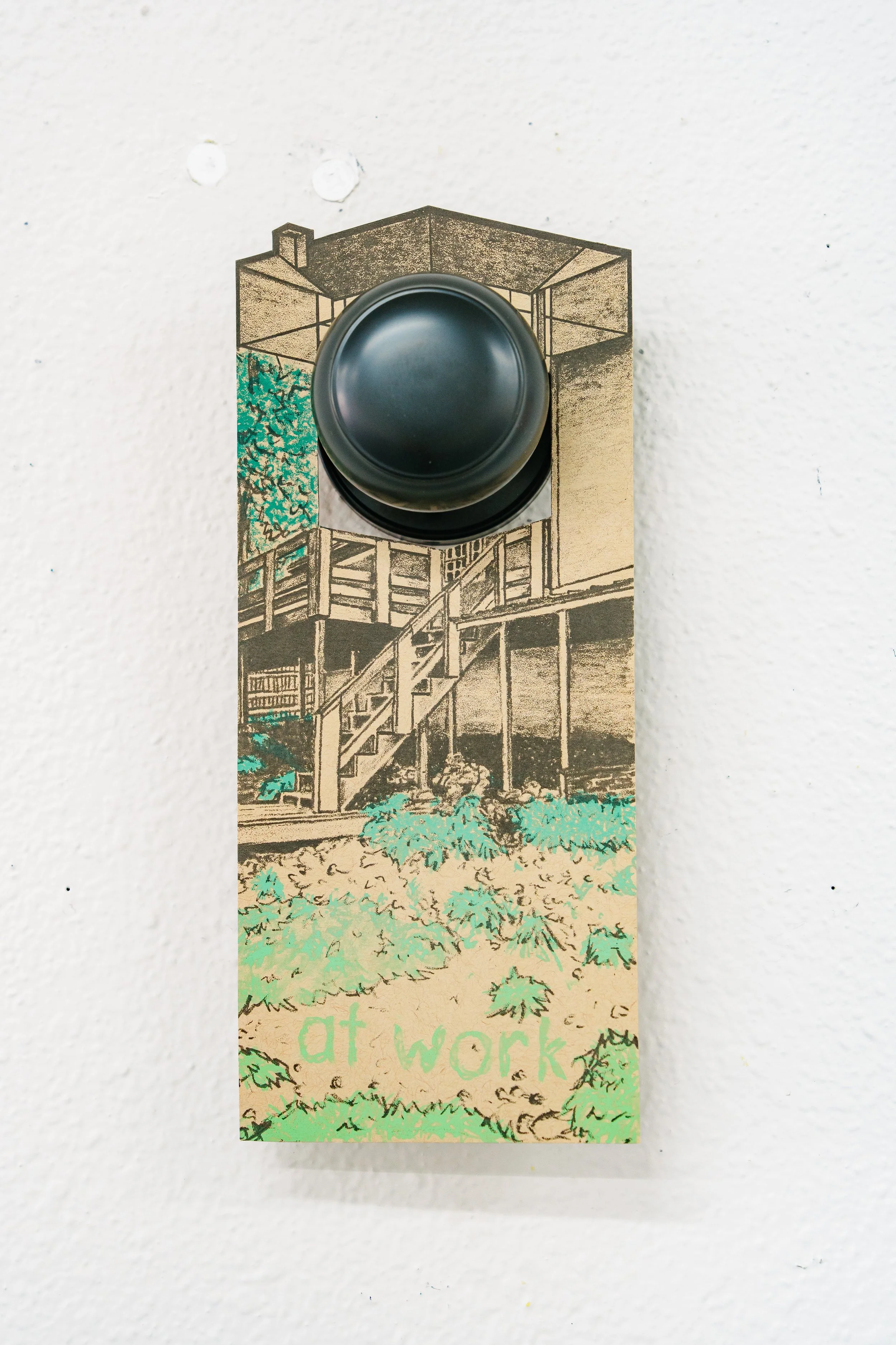 M. Robyn Wall; "At Work / At Play"; lithography (side 1)