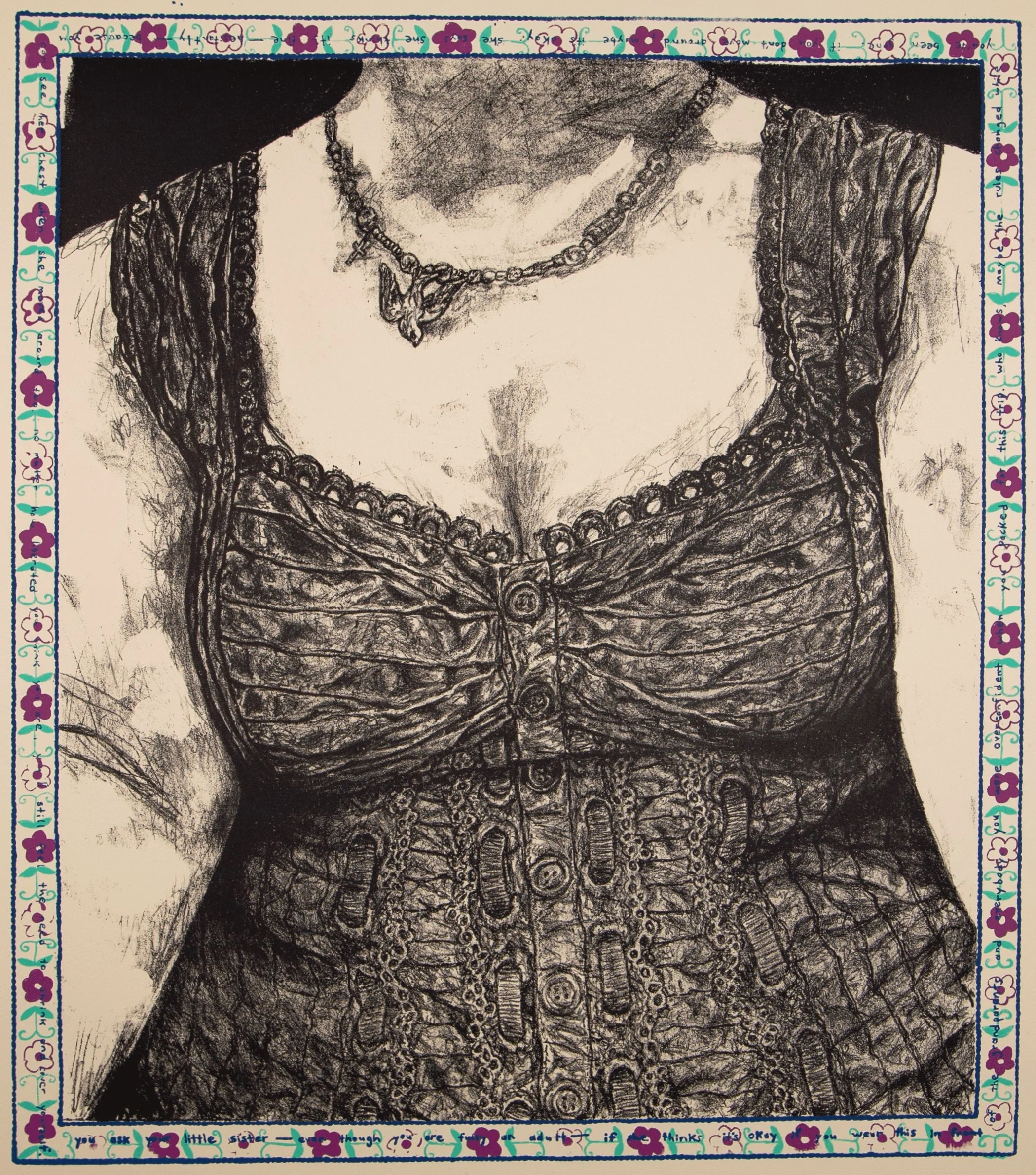 OK to Wear This?; lithograph and screenprint, 2023