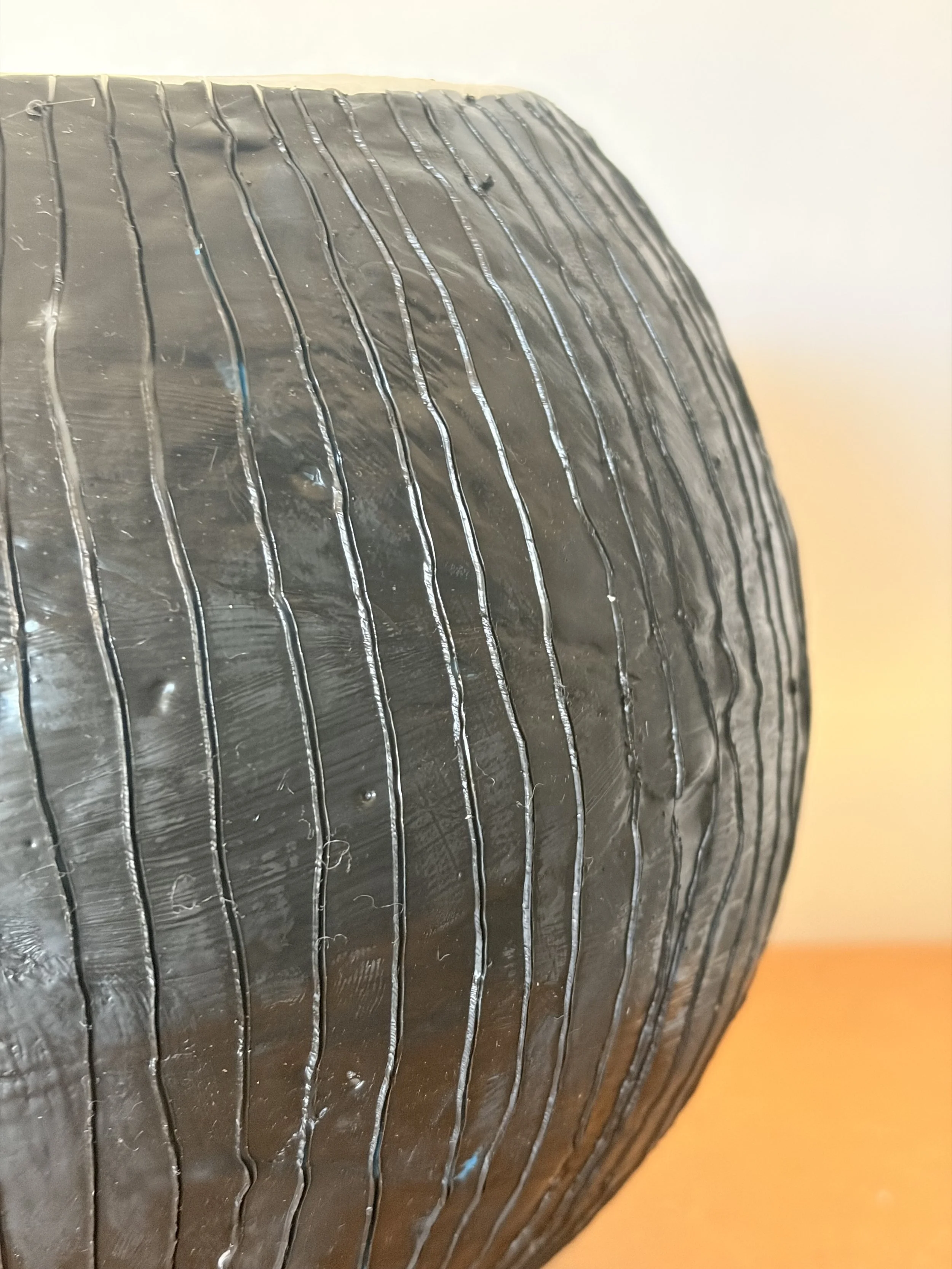 The Quiet Within – Encaustic Wax & Resin Sculptural Vessel | Handcrafted Art Bowl | Studio Fifty Thr