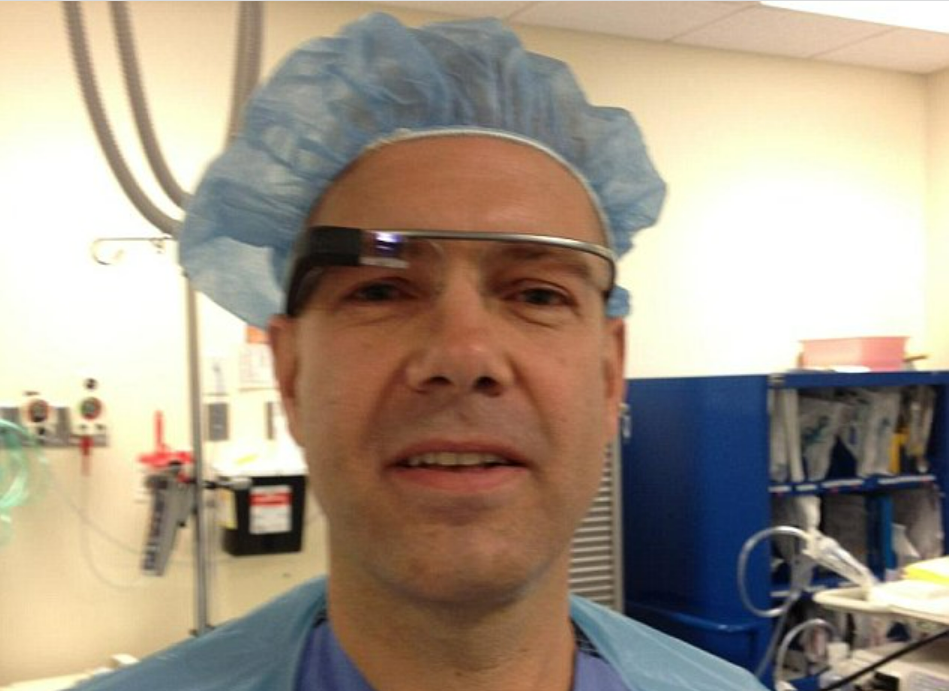 Landmark: On Thursday, Dr. Rafael Grossmann made history by performing the first surgery while wearing and using Google Glass