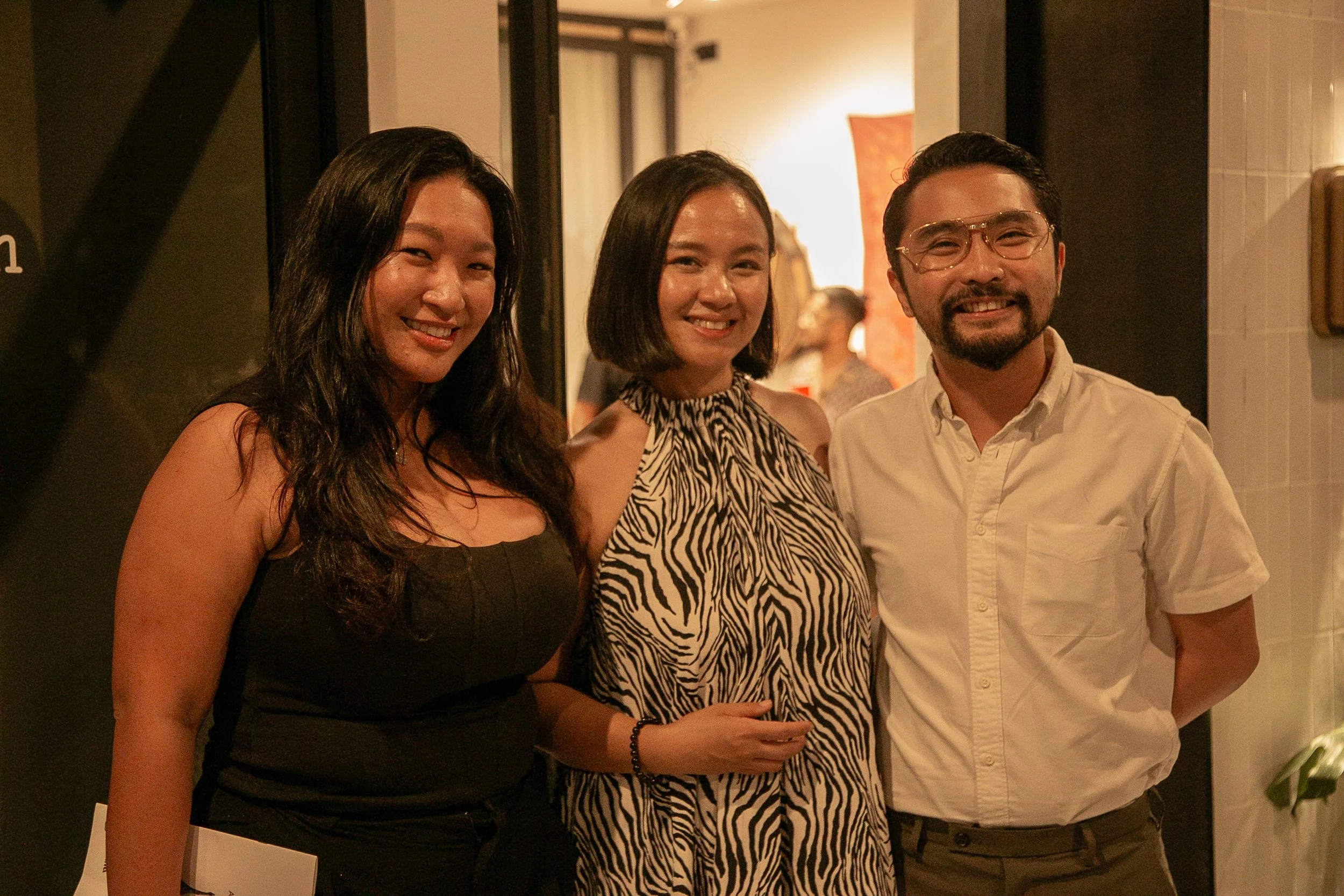 TikTok Philippines Communication Director Bea Bautista with Perfecto Deli's Aussy Perfecto and Augusto Castro