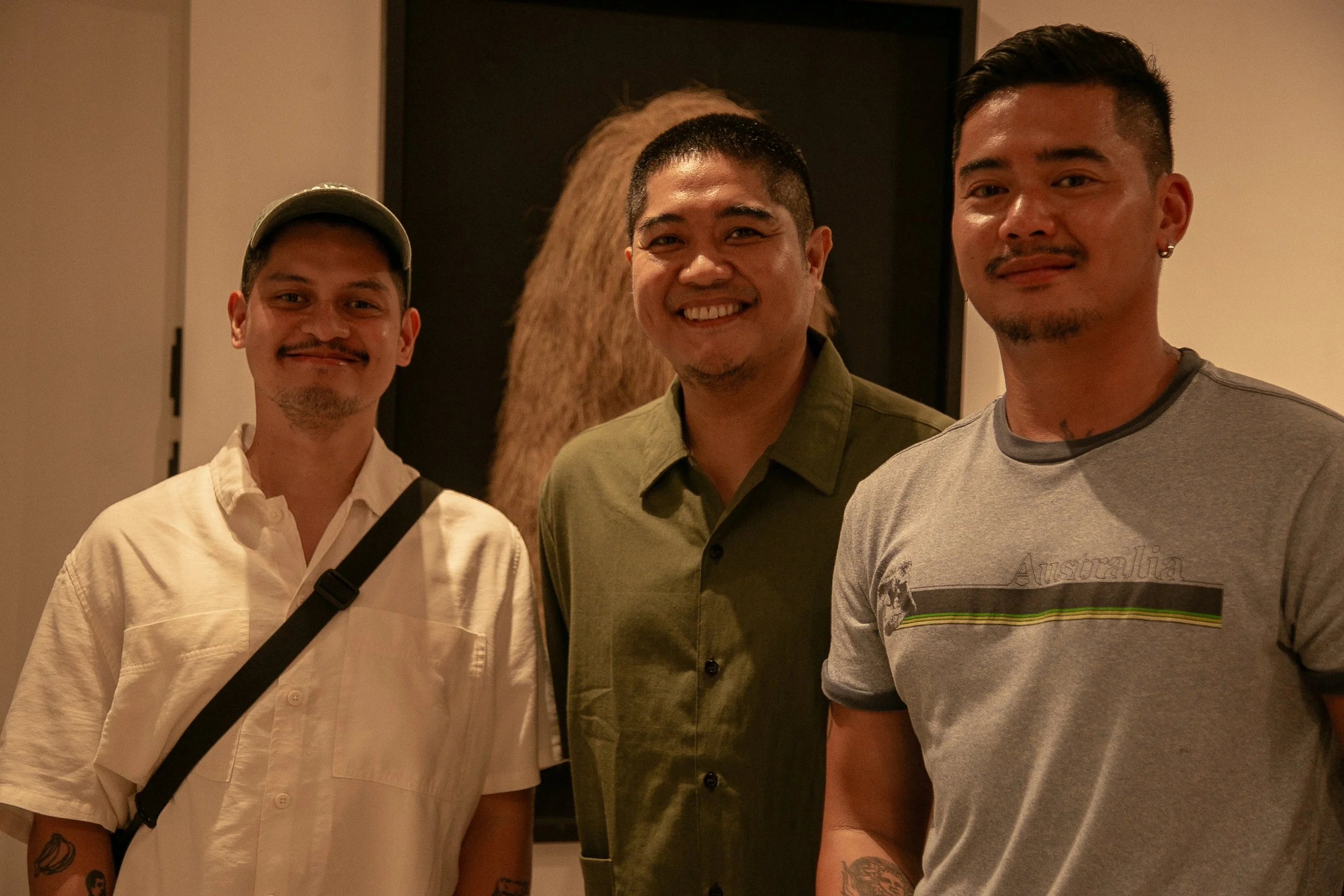 Leeroy New and Jowee Alviar were among the artists in attendance at Perfecto Deli exhibit in Comuna