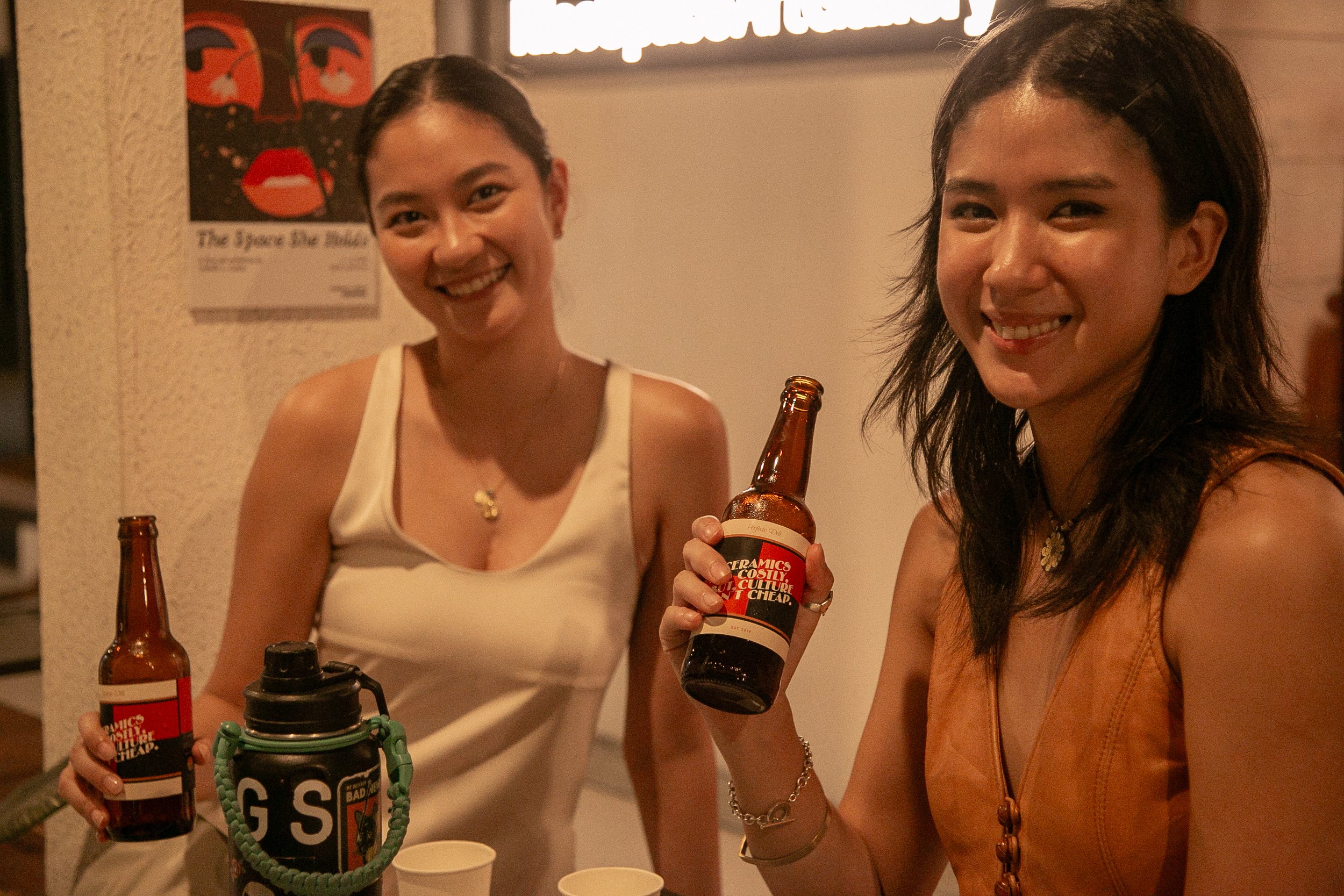 Perfecto Deli custom beer for the art exhibit brewed by Monkey Eagle Brewery