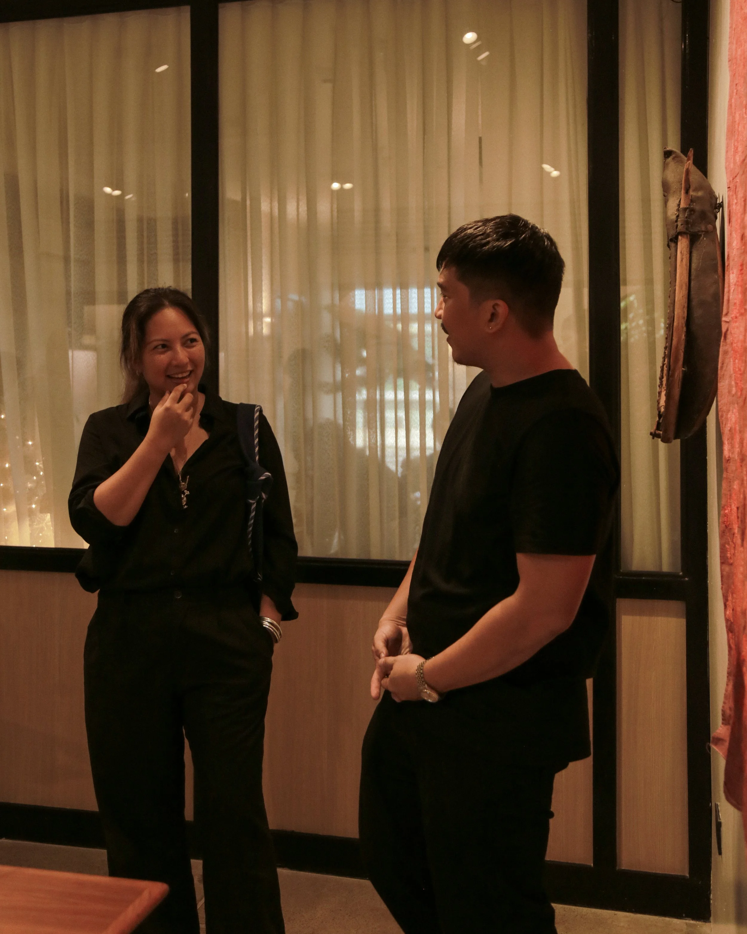Celera restaurant owner Pam Begre among the guests in attendance at the Perfecto Deli Exhibit in Comuna