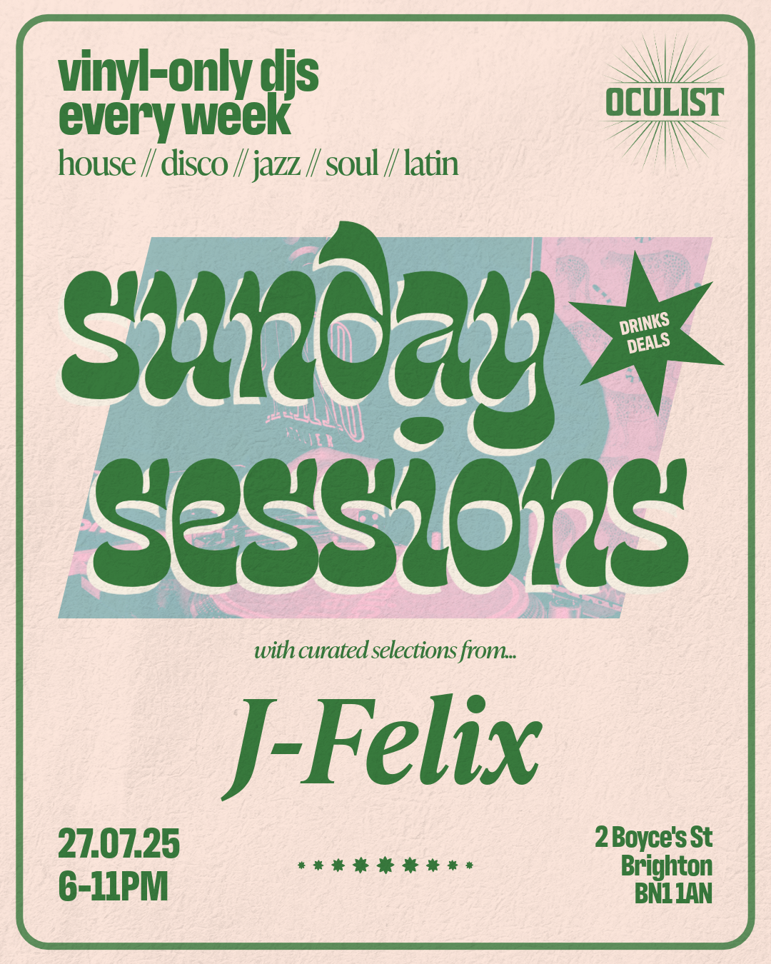 SUNDAY SESSIONS