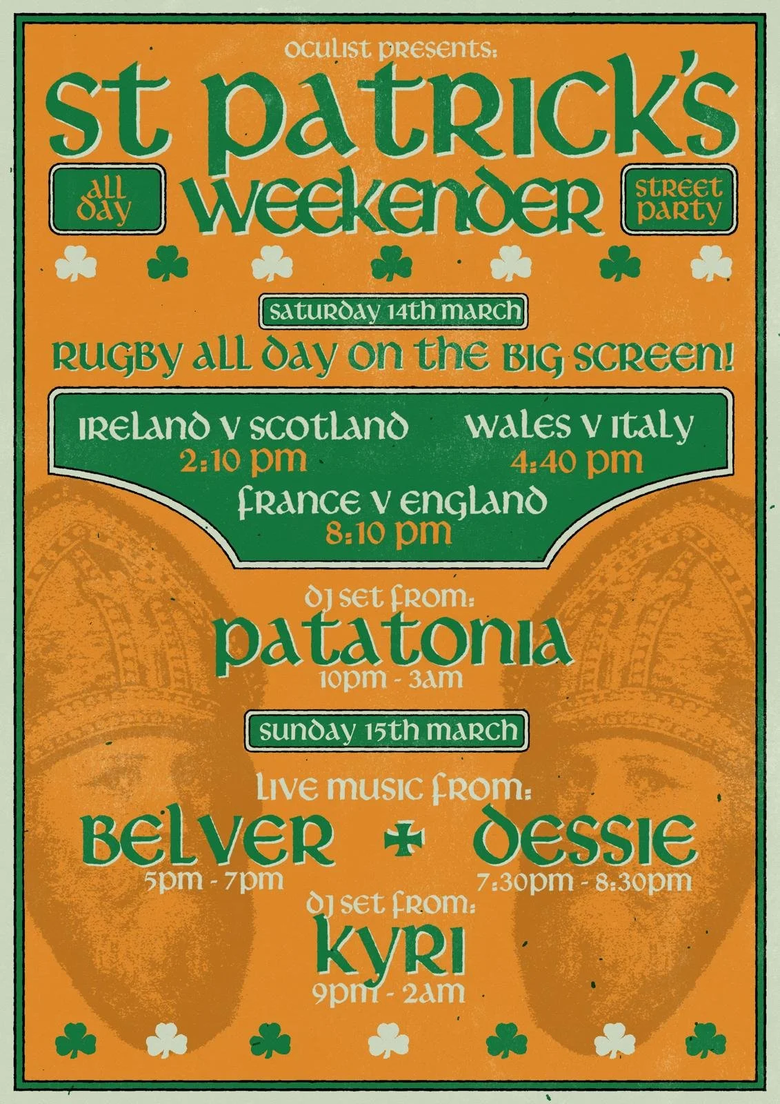 St Patricks Weekender!!