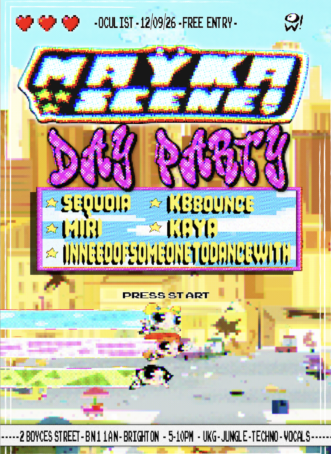 Maÿka Scene: Live Vocals/DJ!! Day Party