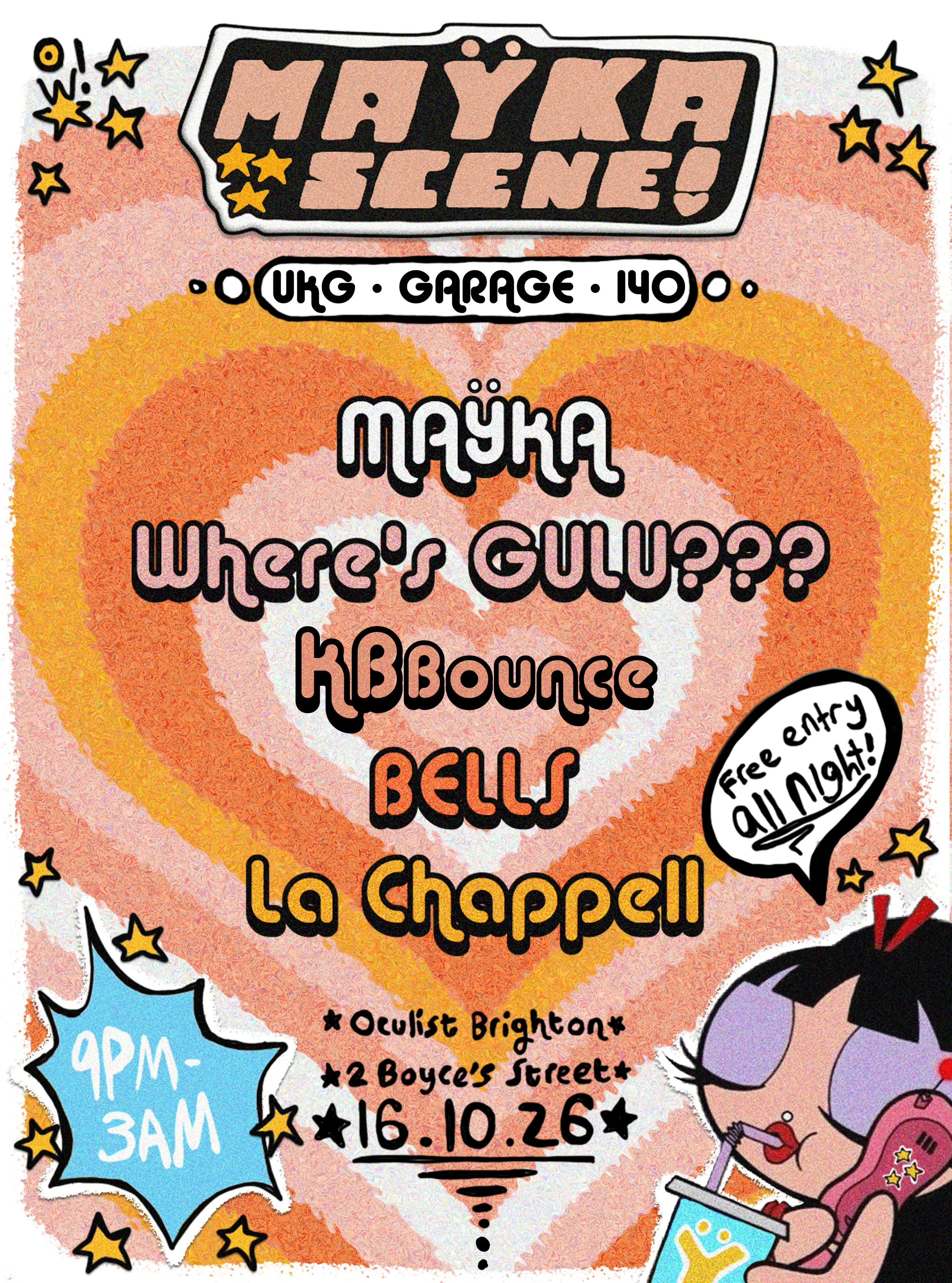 Maÿka Scene: Live Vocals/DJ!! Day Party 