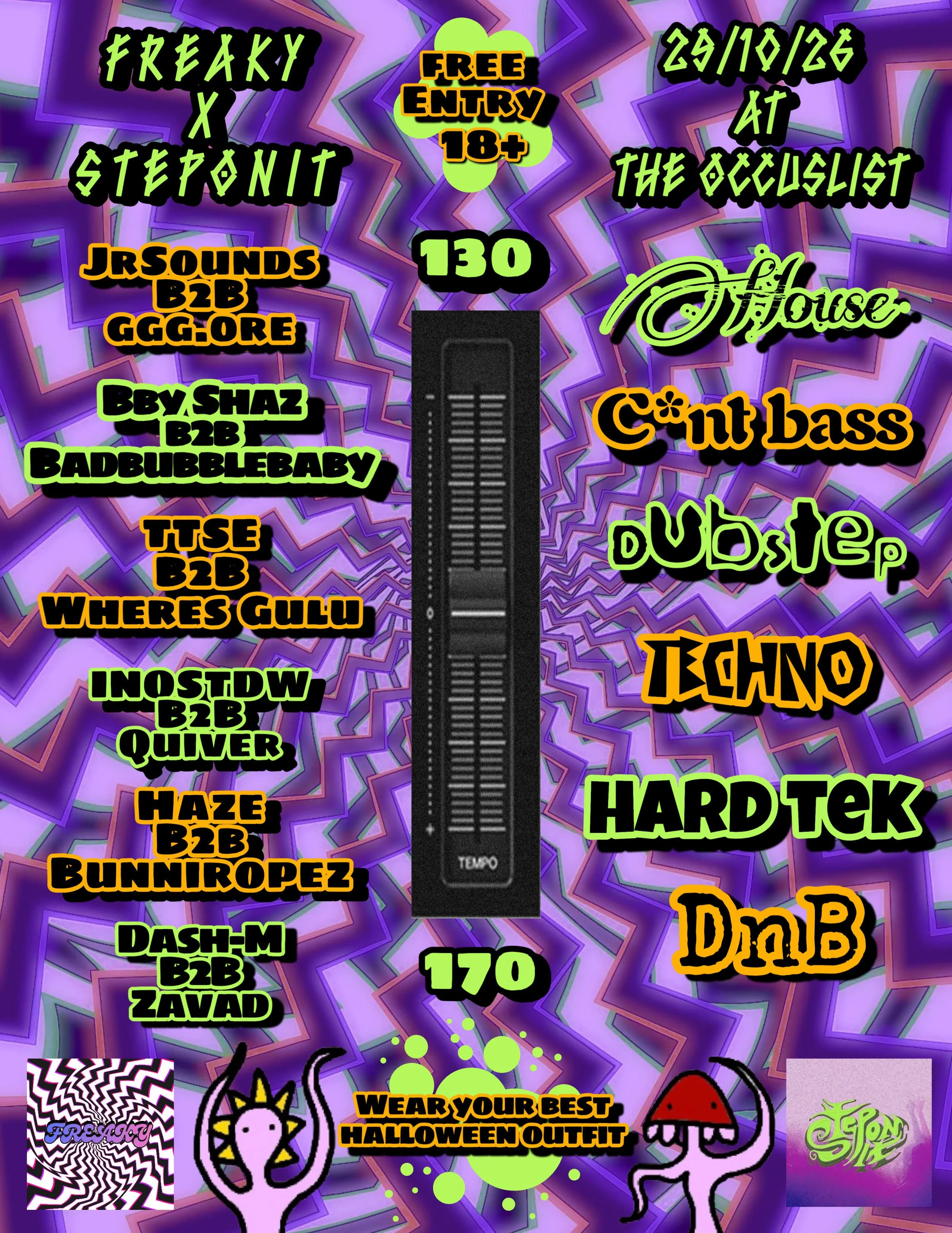Freaky x Step On It (Halloween Party)