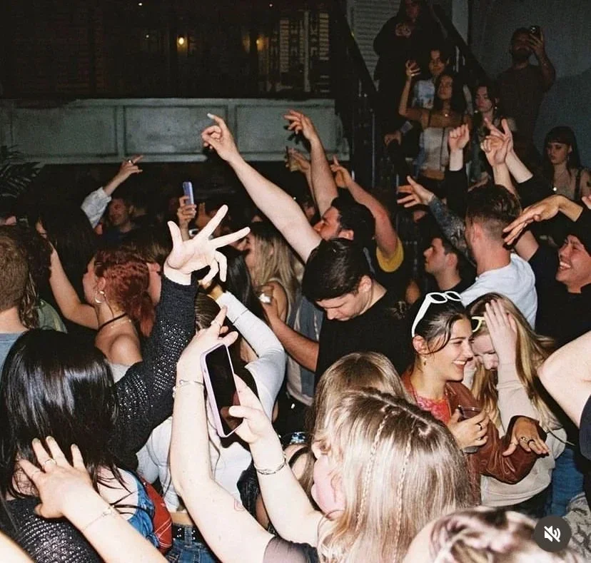 Crowd dancing at a busy club night inside Oculist Brighton.