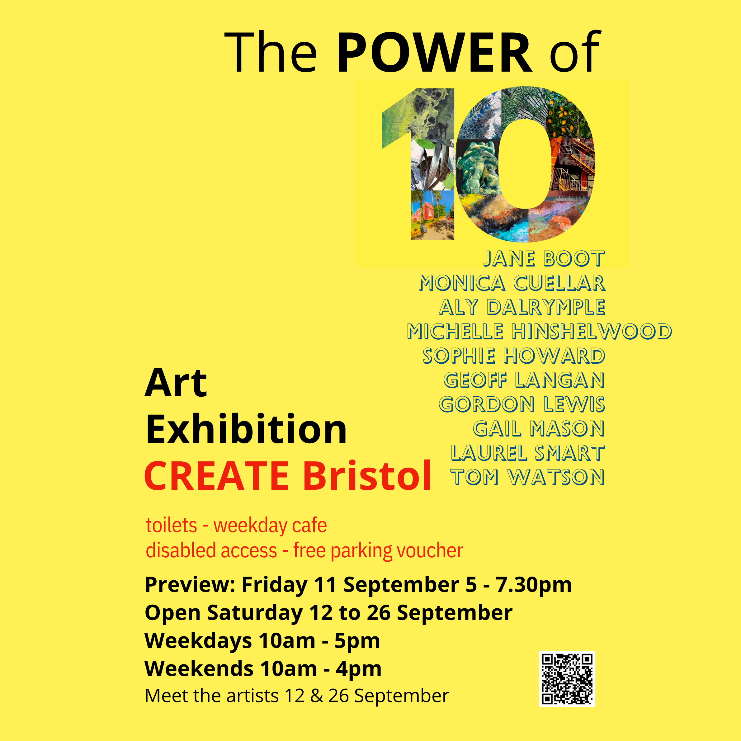 Power of 10 group exhibition