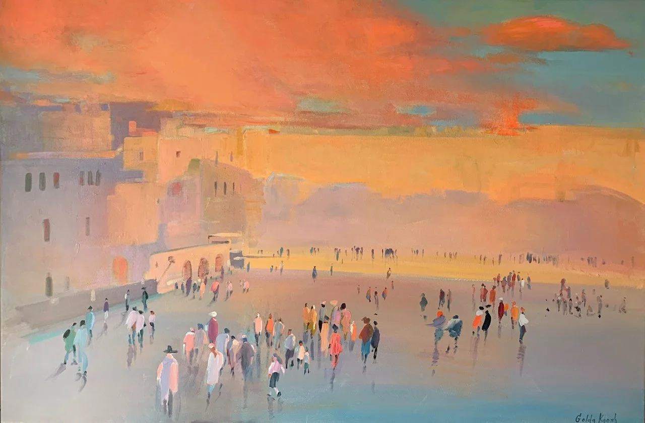 Golden Kotel, acrylic on canvas, 100x150cm (39x59in)