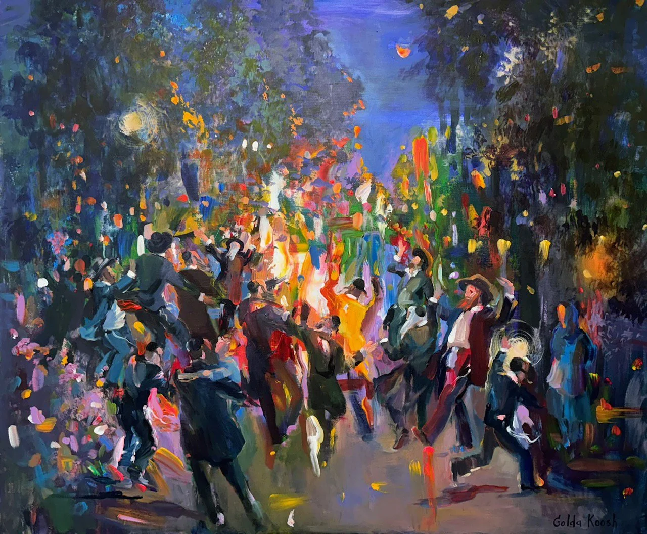 Joy, acrylic on canvas, 100x120cm (39x47in)