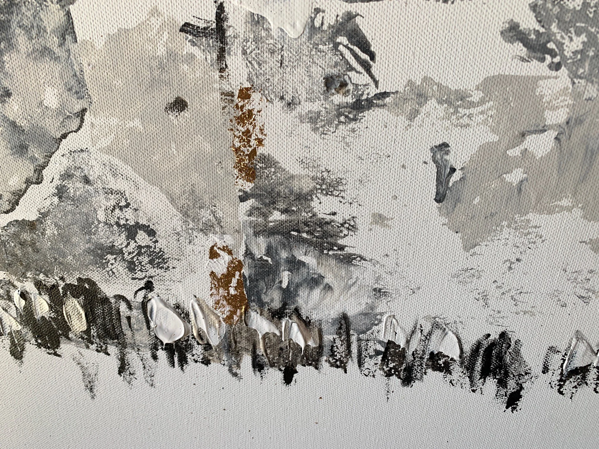 People of the Wall, acrylic on canvas, 90x120cm (35.5x47in)