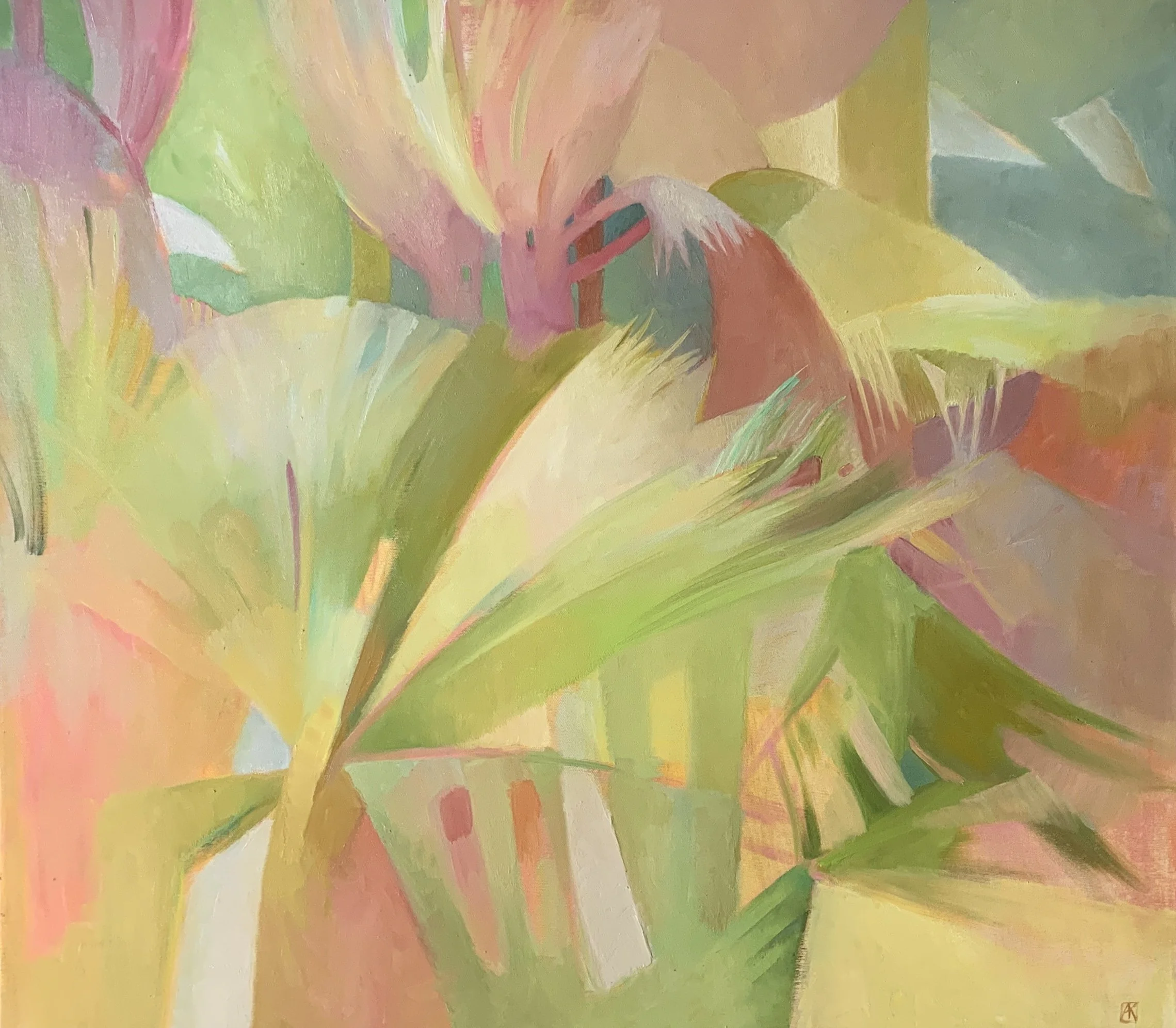 "The garden without me" (2023)
80x90, oil on linen