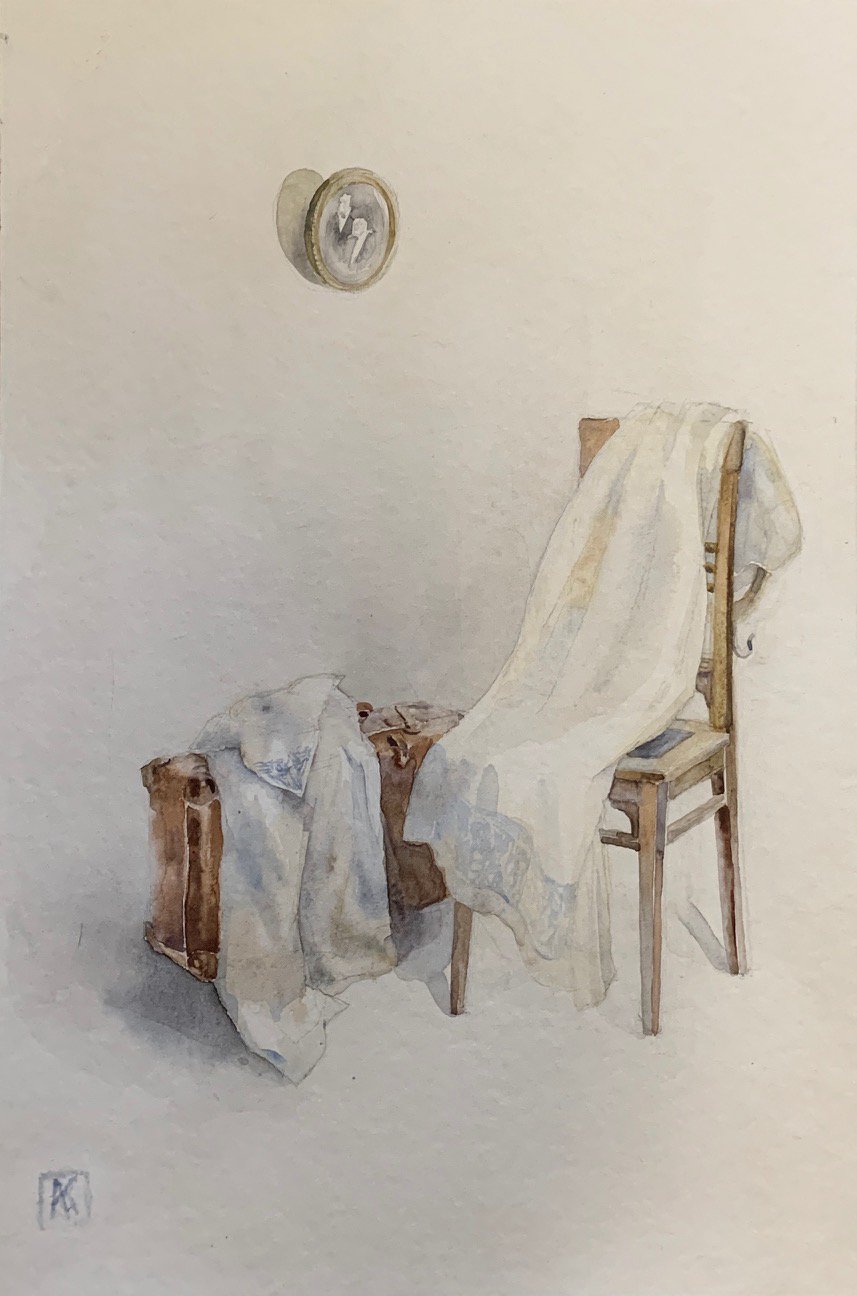 "Respite" 2020
37x25cm, and watercolor on paper
sold
