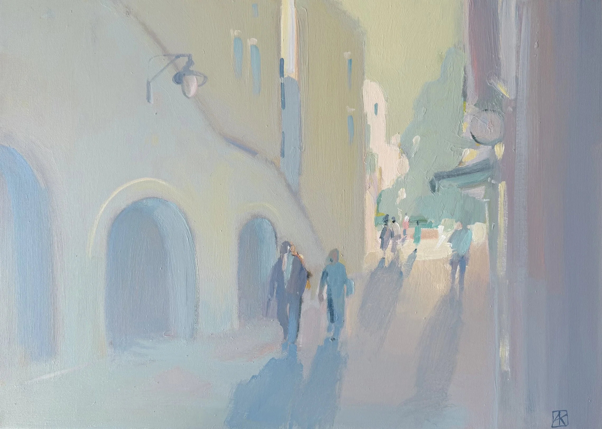 “Passage” 2026, 50x70 cm, (19,7 x 27,6 in), acrylic on canvas
