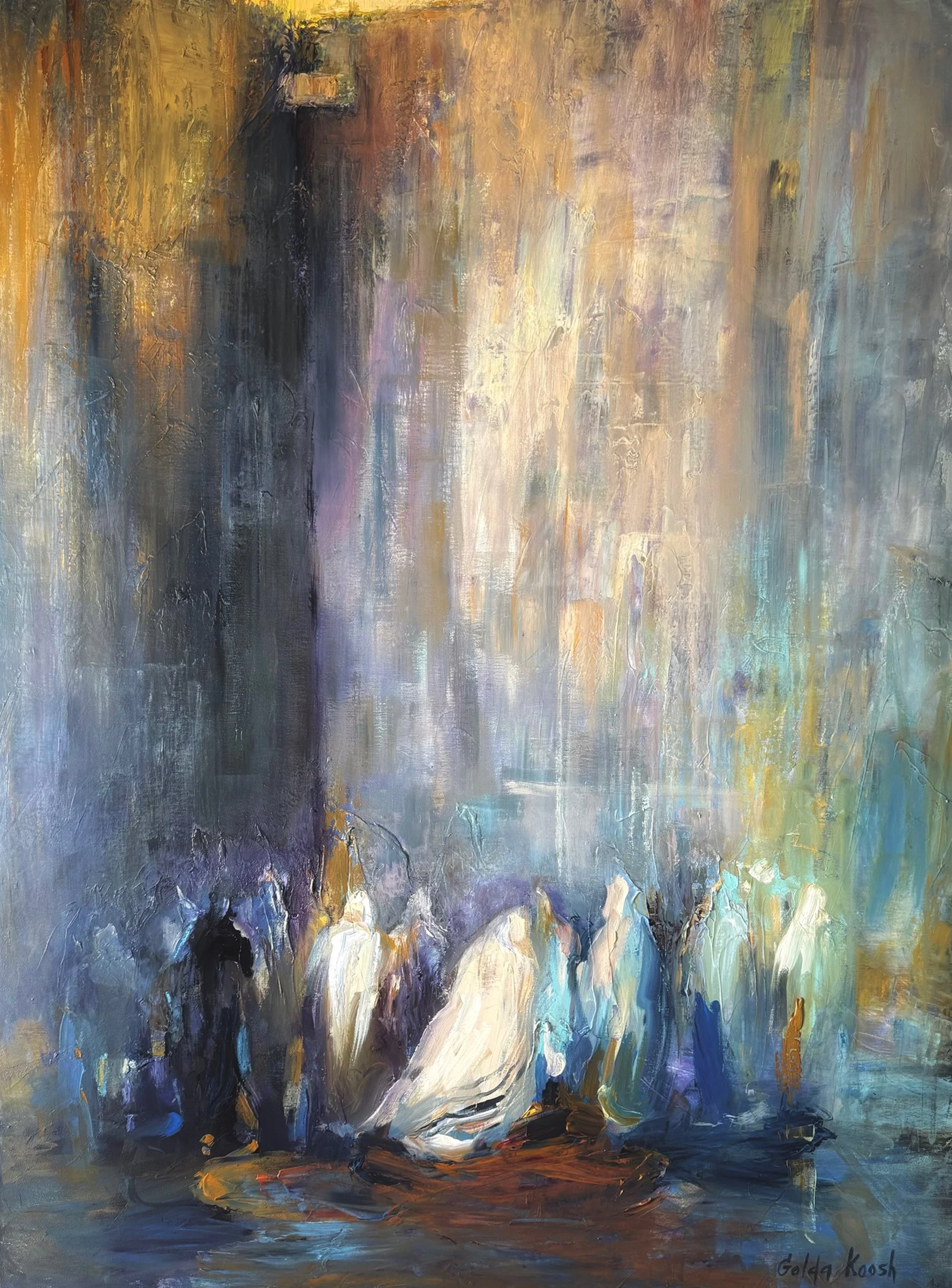 Whispers of Slikhot, acrylic on canvas, 120x90cm (47x35.5in)