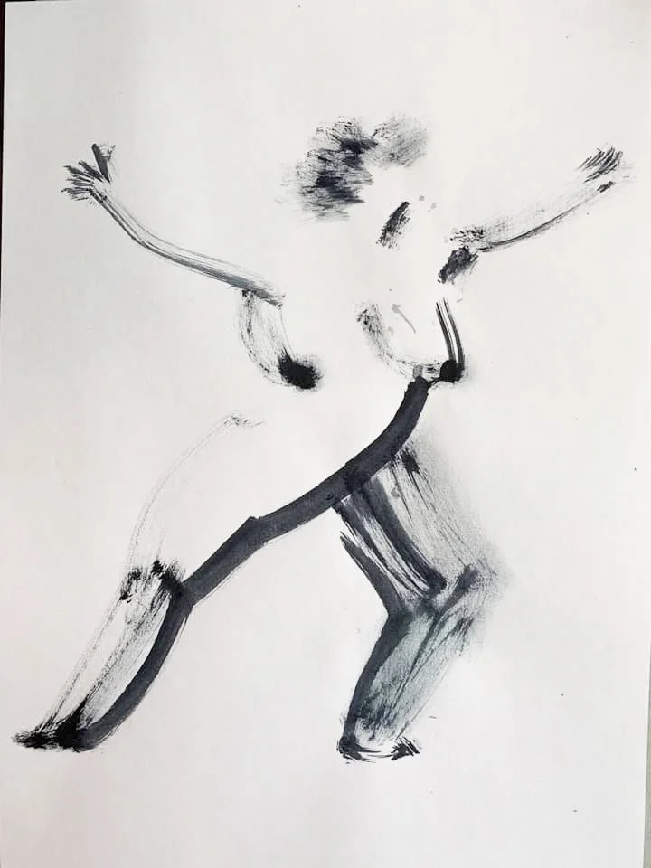 "Here I am!" 
29,5x21cm, watercolor on paper