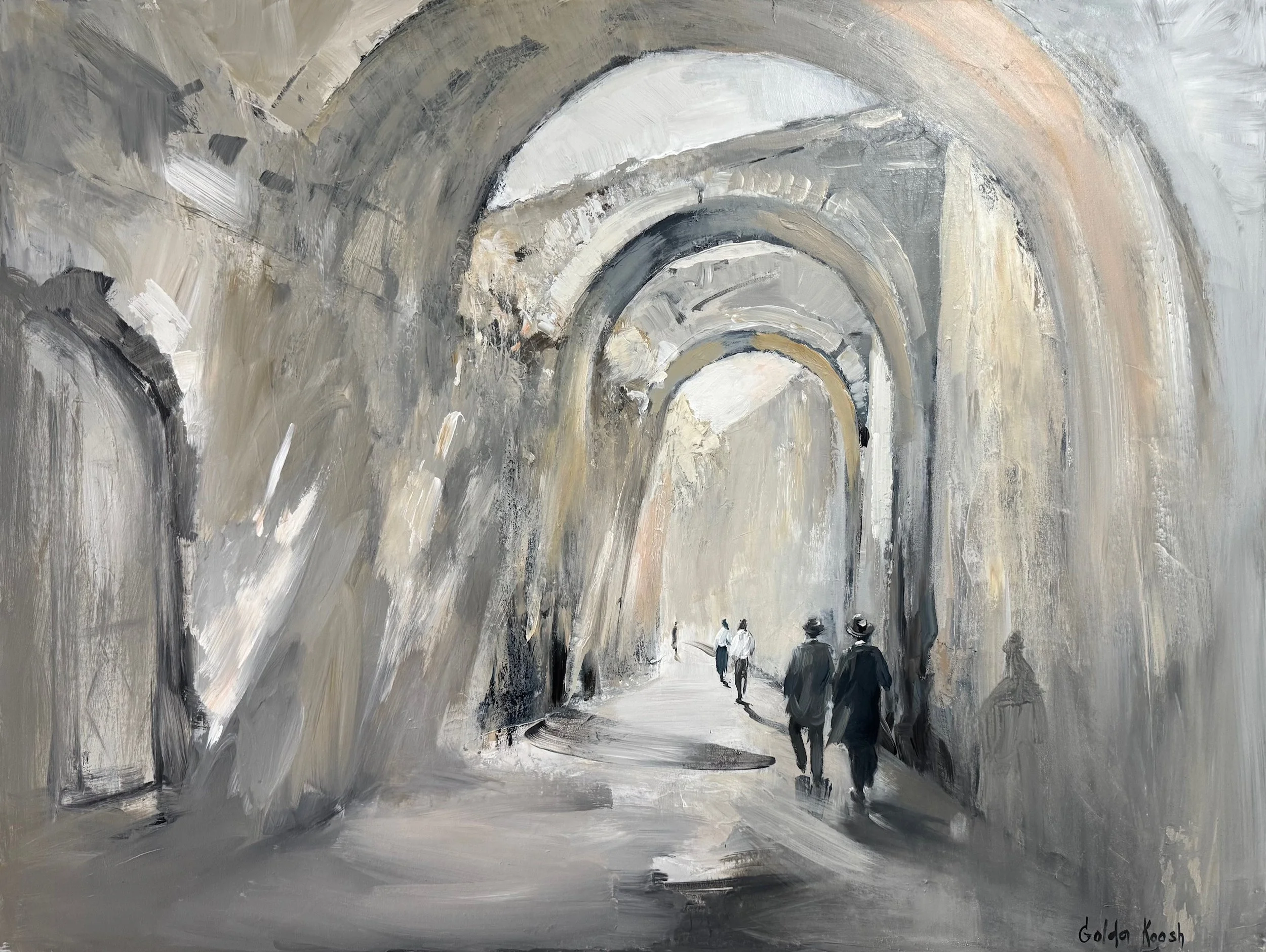 Path of Light and Memory
90x120 cm. acrylic on canvas