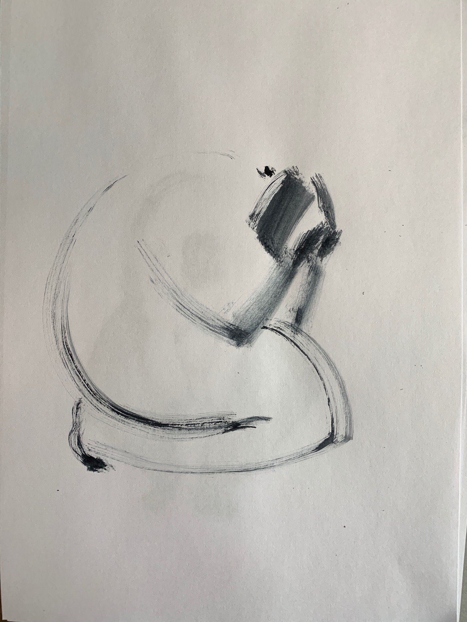 "Despair" 
29,5x21cm, watercolor on paper