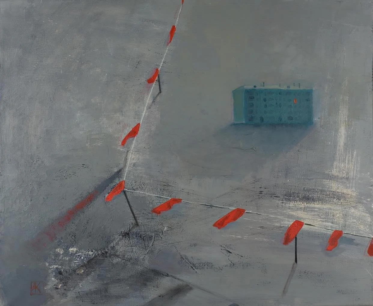 "Isolation" 2020, 50x70 cm, acrylic on canvas