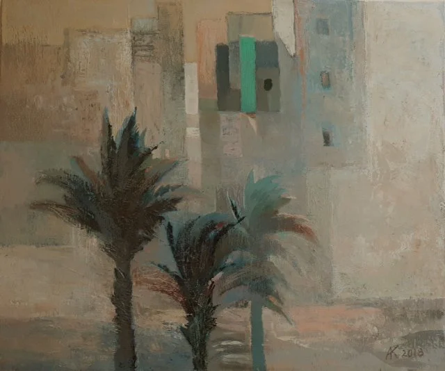 "Jerusalem" 2018, 50x70, acrylic on canvas