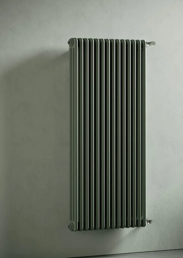 Tesi 3 διακοσμητικό καλοριφέρ, κάθετης τοποθέτησης, χρώματος πράσινο
