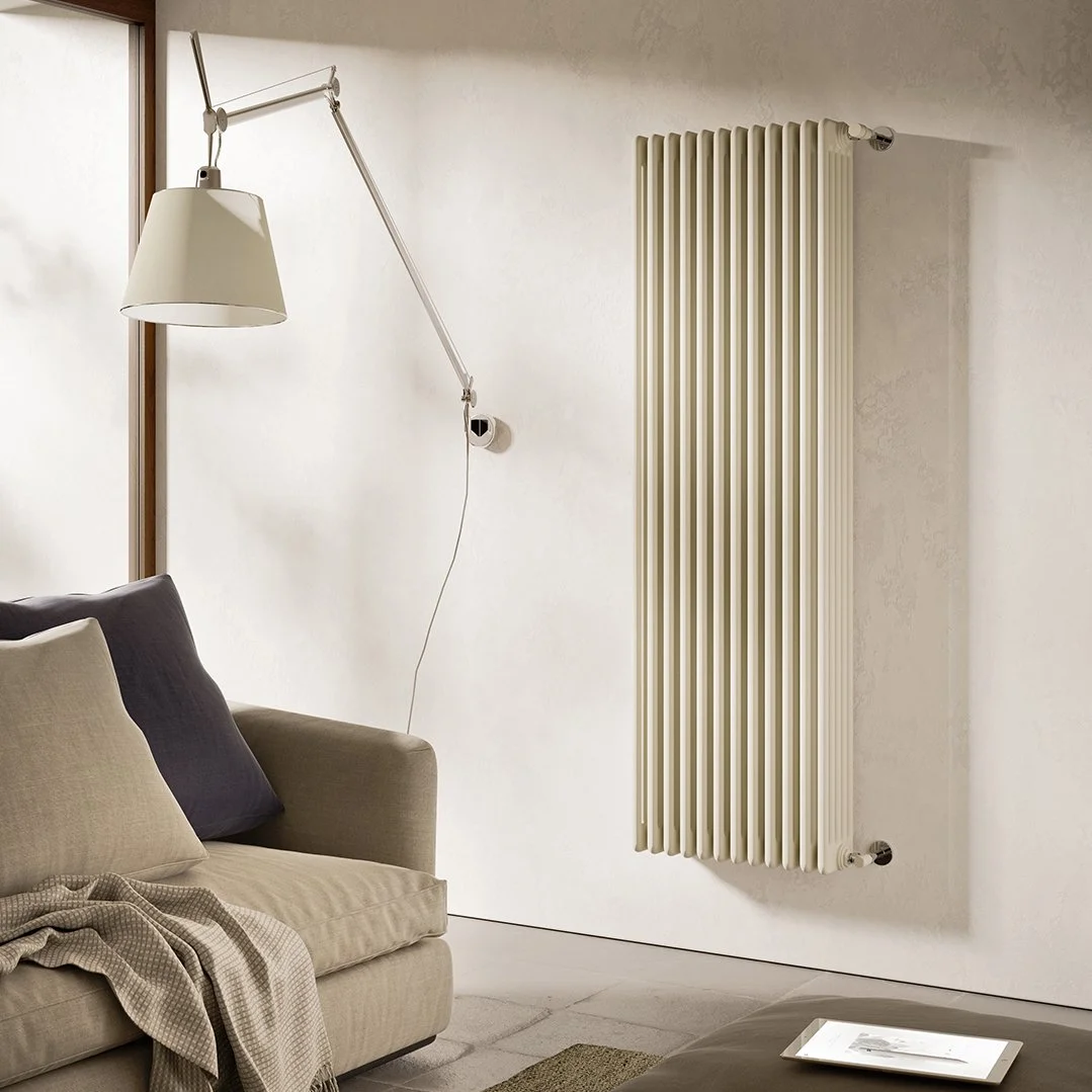 Tesi 5 διακοσμητικό καλοριφέρ, κάθετης τοποθέτησης, χρώματος μπεζ, ιδανικό για σαλόνι