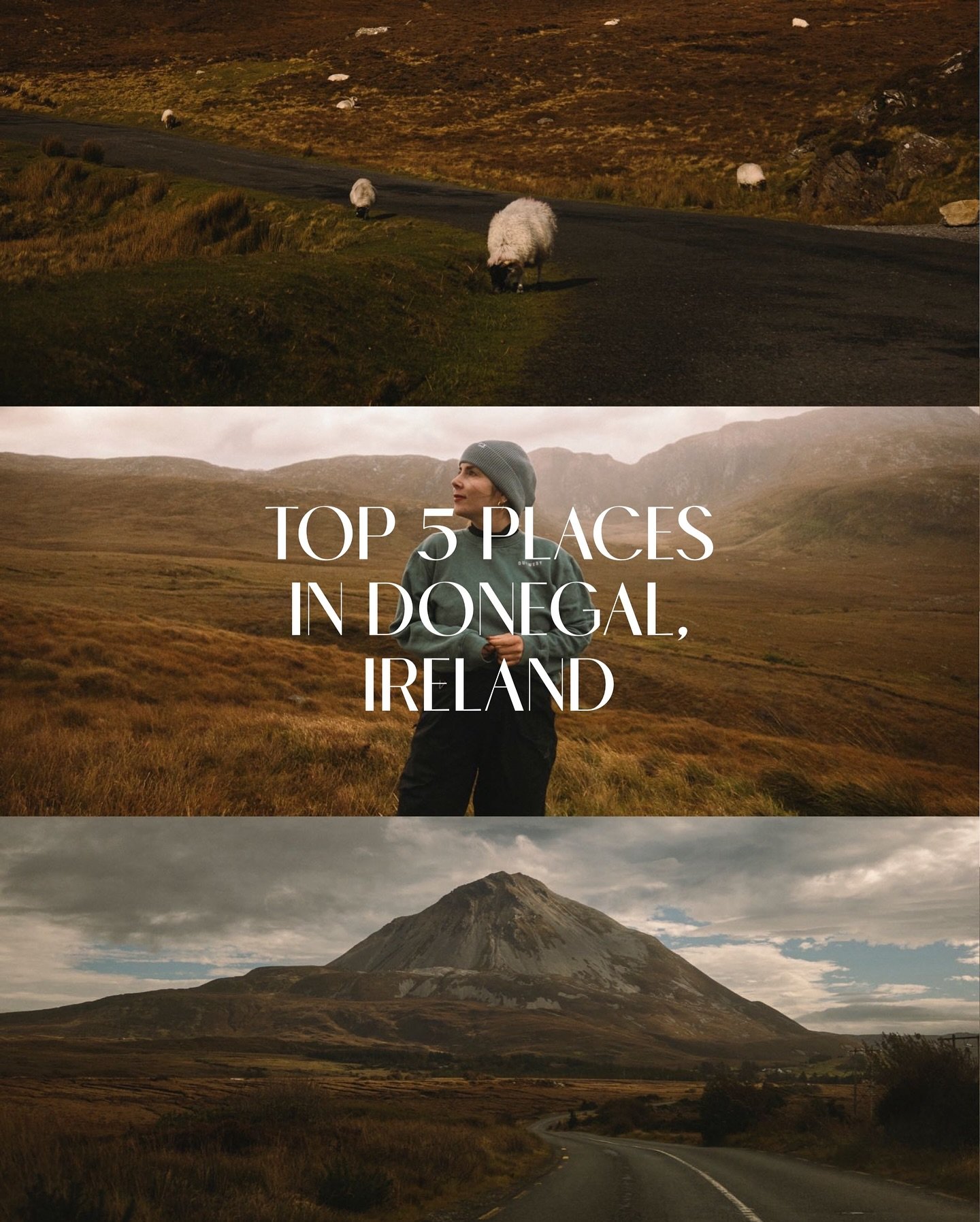 Top 5 places in co. Donegal, Ireland 🌿🇮🇪🧡

(Swipe for more insights) 

1. Slieve League Cliffs: Perfect to go for a hike and have a little coffee break at the viewpoint. 🌊☀️

2. Mount Errigal: If you&rsquo;re up for a hike then this is your plac