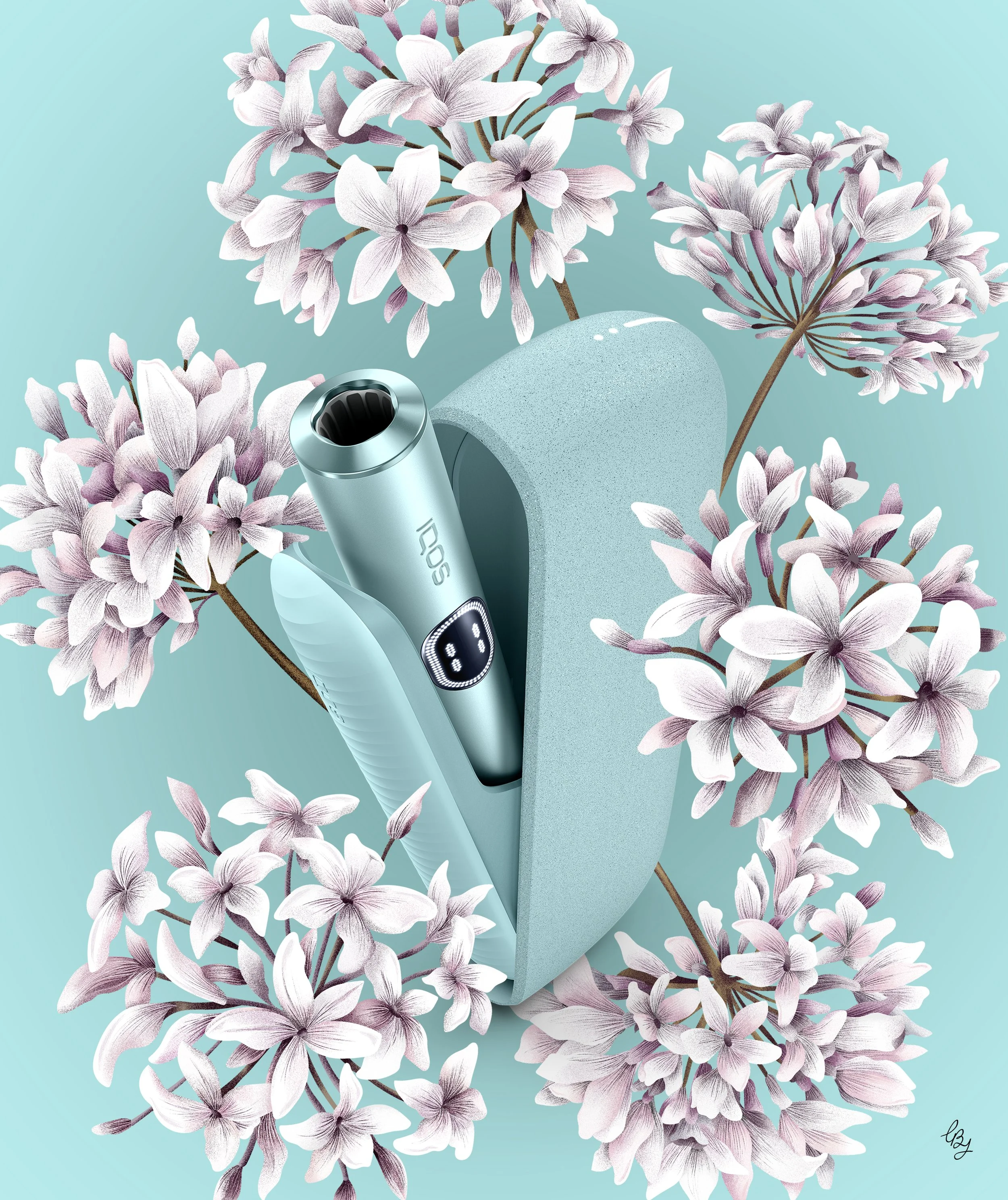 IQOS Spain – Poster for the Málaga Fair 2025