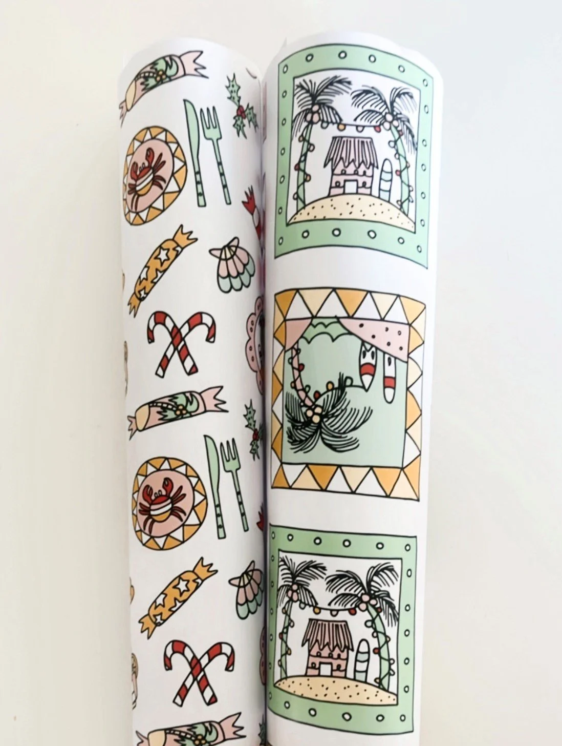 Christmas wrapping paper rolls — Lulu Pawlik