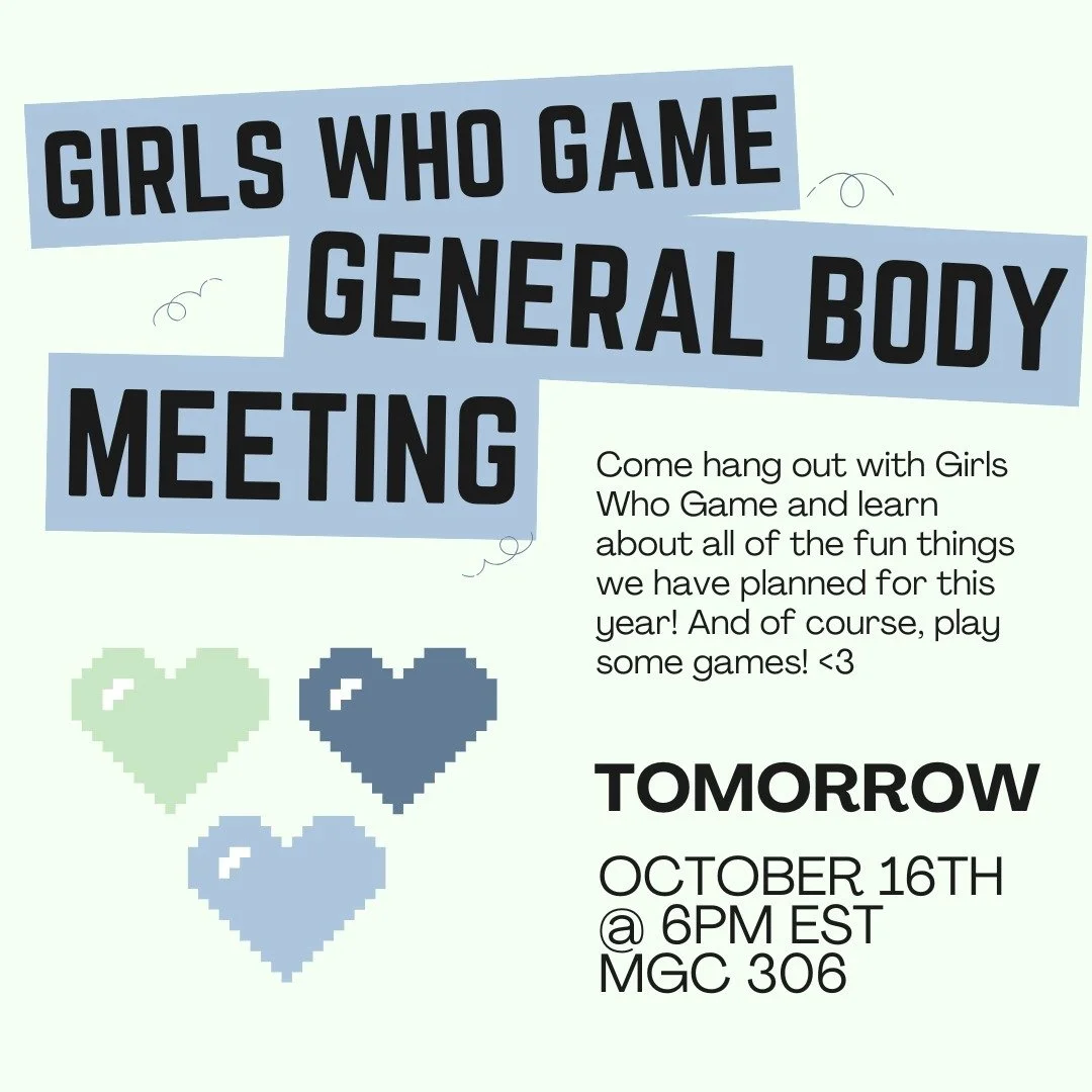 TOMORROW!!!

Join us for our first general body meeting of the semester! We cannot wait to meet all of you &lt;3