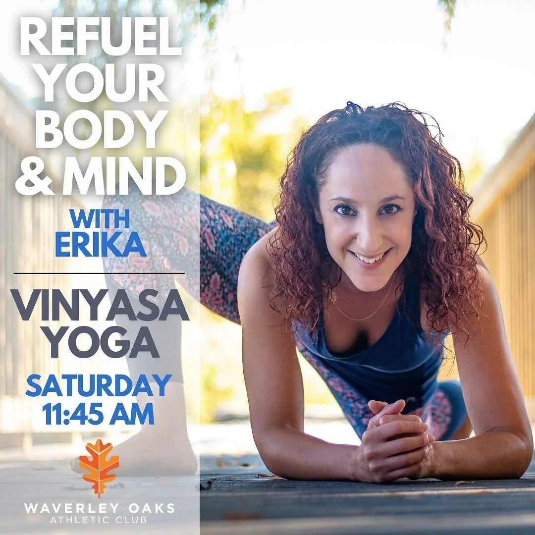 Find Your Flow with Vinyasa Yoga 🧘&zwj;♀️

Move, breathe, and feel better in your body with Erika&rsquo;s all-level class. Build strength, flexibility, and balance in a welcoming community that leaves you grounded and refreshed. 💯

At Waverley Oaks